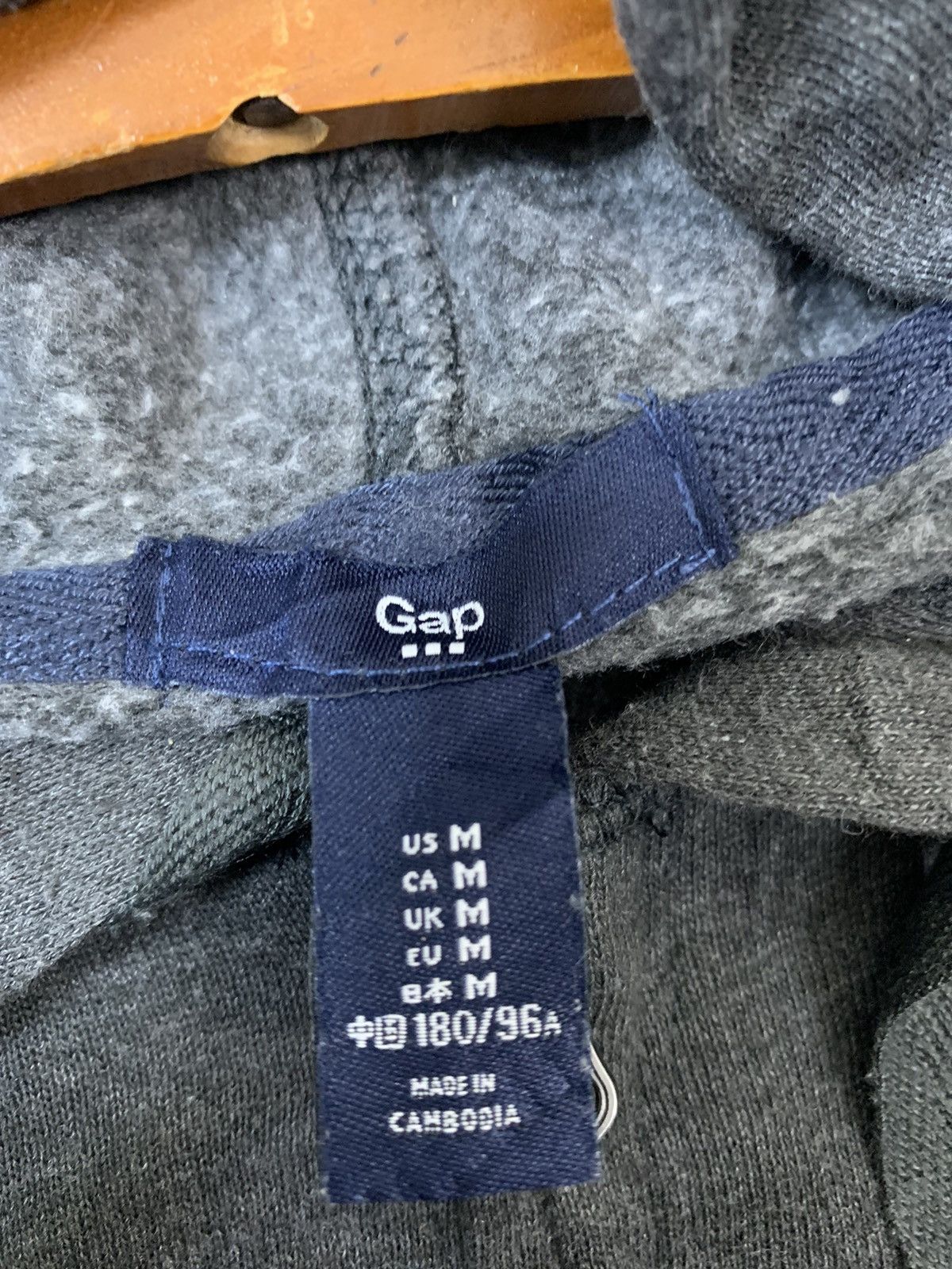 Gap Gap Big Logo Zipper Hoodie Size US M / EU 48-50 / 2 - 5 Thumbnail