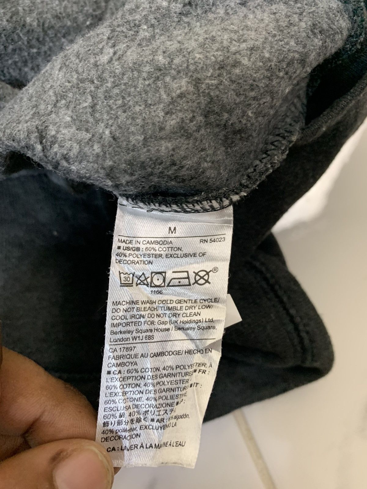 Gap Gap Big Logo Zipper Hoodie Size US M / EU 48-50 / 2 - 6 Thumbnail