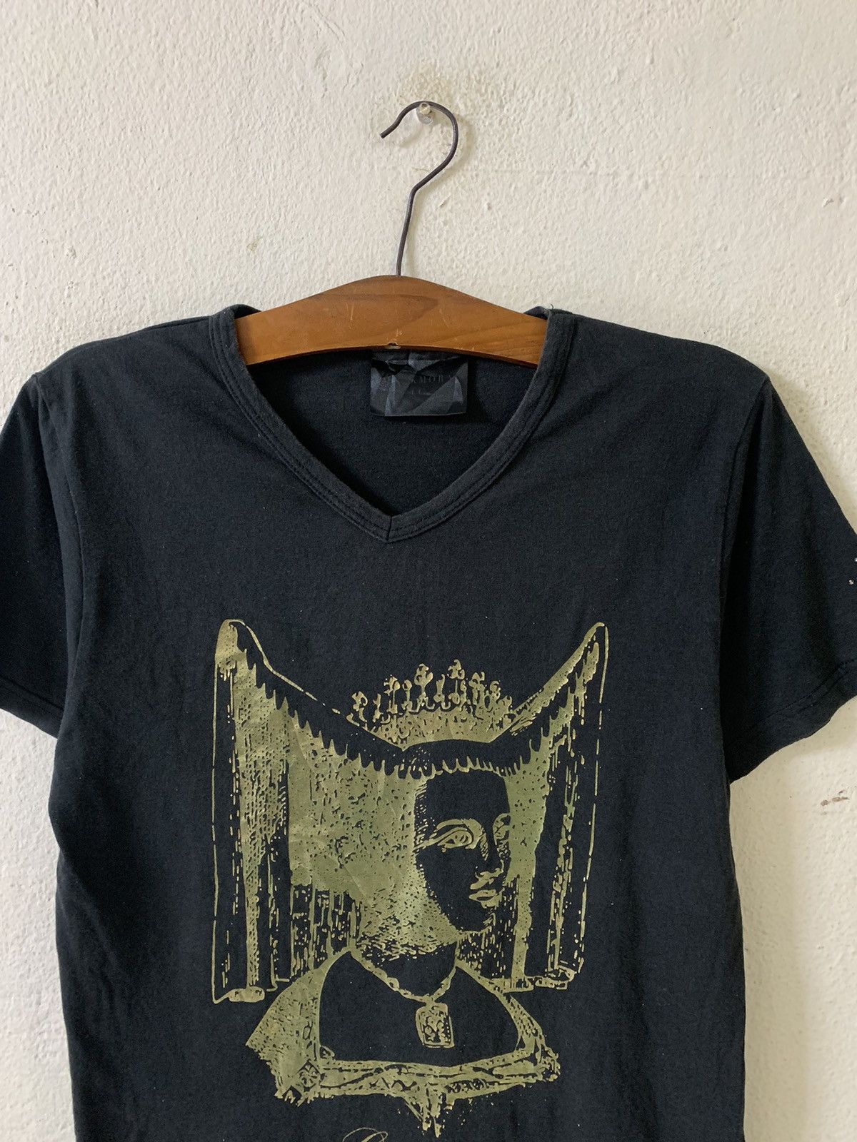 Japanese Brand Black Moral Gabriel V-Neck Tee Size US XS / EU 42 / 0 - 4 Thumbnail