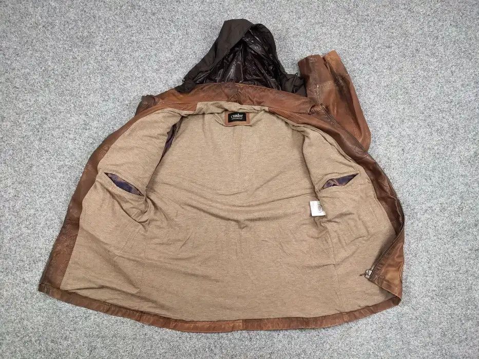 Japanese Brand Werner Christ premium men's brown Leather Jacket Size US L / EU 52-54 / 3 - 8 Thumbnail