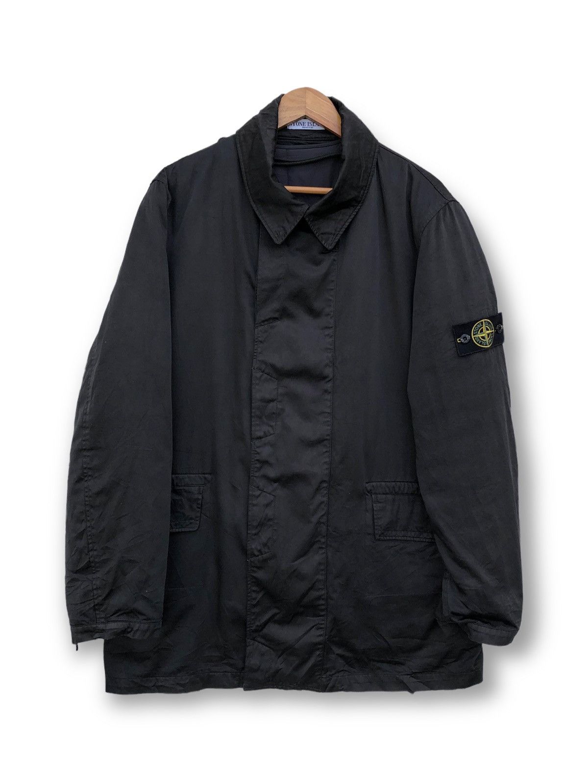 Vintage Stone Island Trench Jacket Stone Island AW '03/'04 Raso