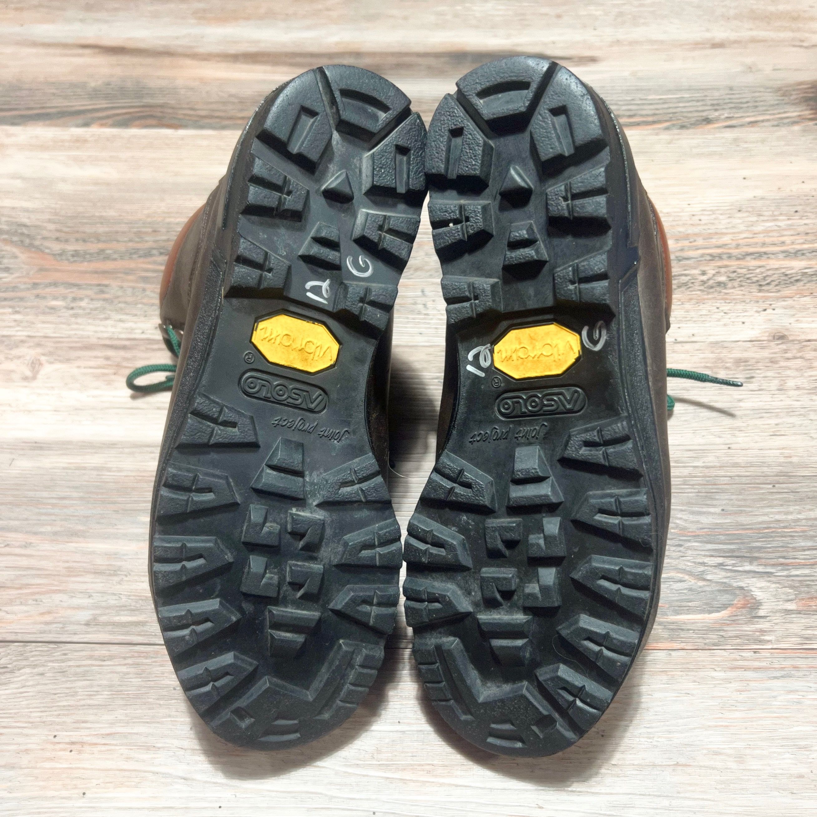 Leather 90s Vintage ASOLO AFX 520 Leather Goretex Hiking Boots Size US 7.5 / EU 40-41 - 6 Thumbnail
