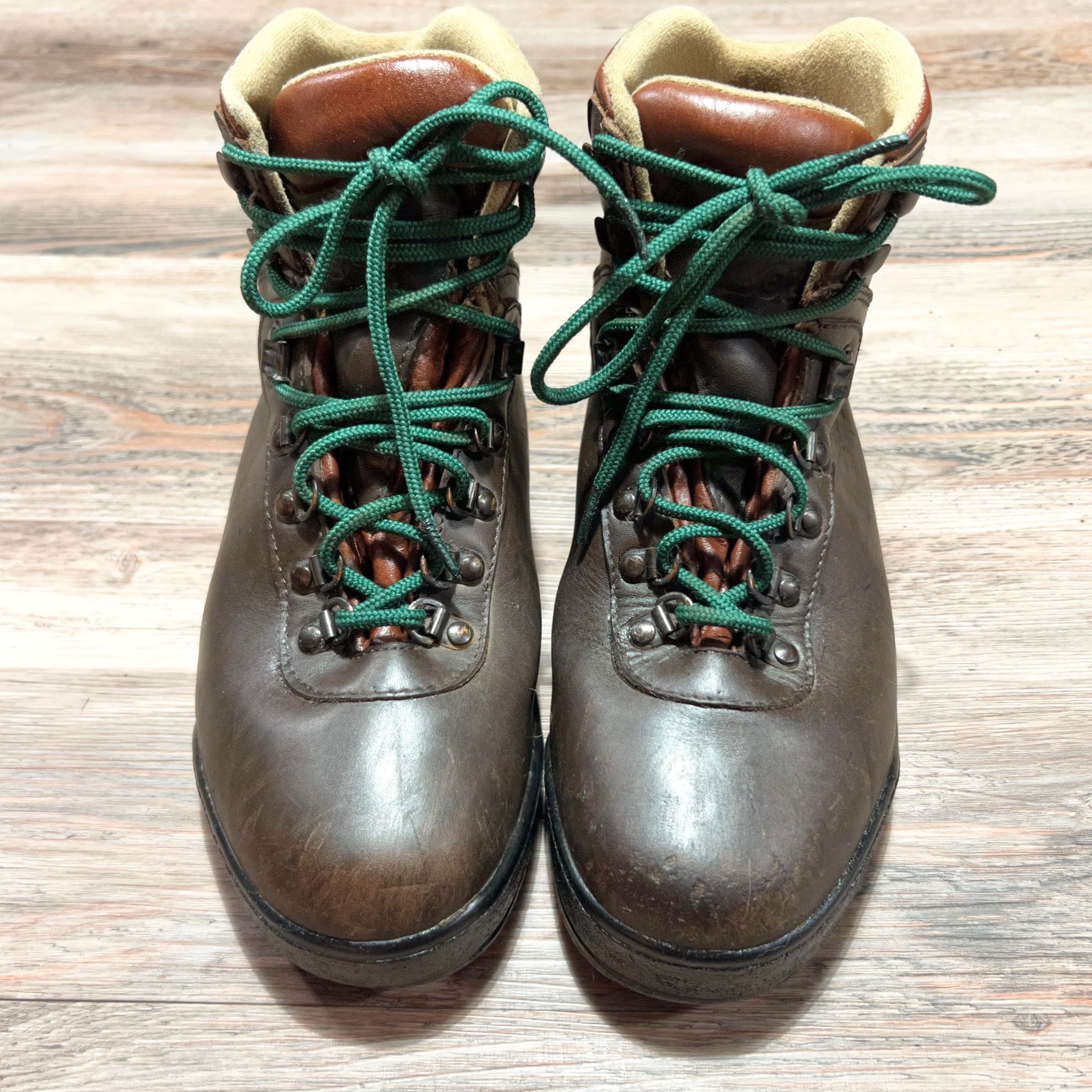 Leather 90s Vintage ASOLO AFX 520 Leather Goretex Hiking Boots Size US 7.5 / EU 40-41 - 4 Thumbnail