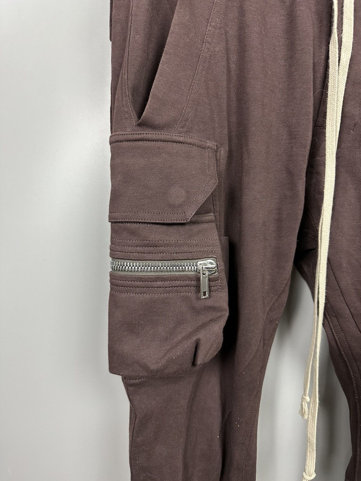 Rick Owens SS22 ‘FOGACHINE’ Oxblood Cargojoggers Size US 32 / EU 48 - 3 Thumbnail