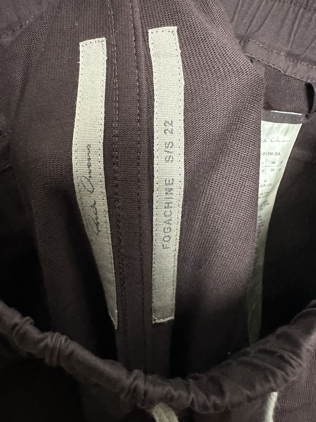 Rick Owens SS22 ‘FOGACHINE’ Oxblood Cargojoggers Size US 32 / EU 48 - 5 Thumbnail
