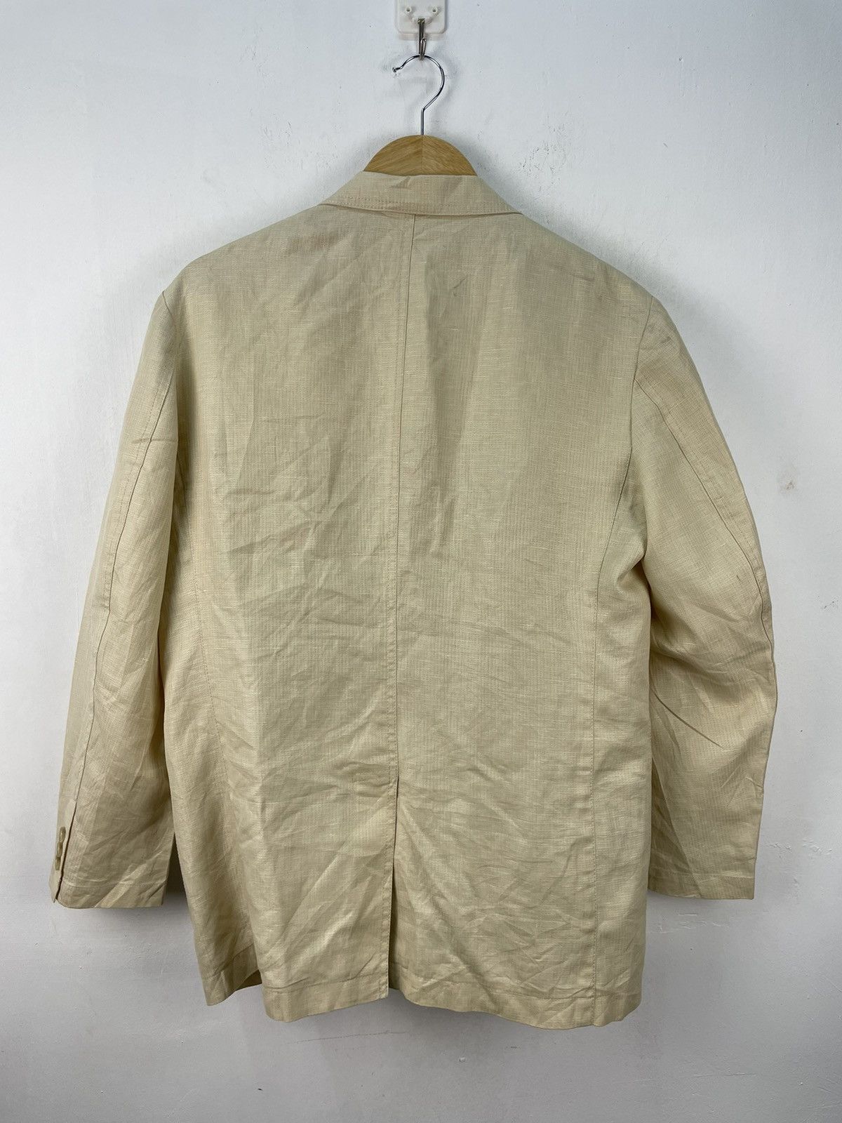 Kansai Yamamoto Vintage Kansai Yamamoto Blazer Double Breasted Size 42R - 9 Thumbnail