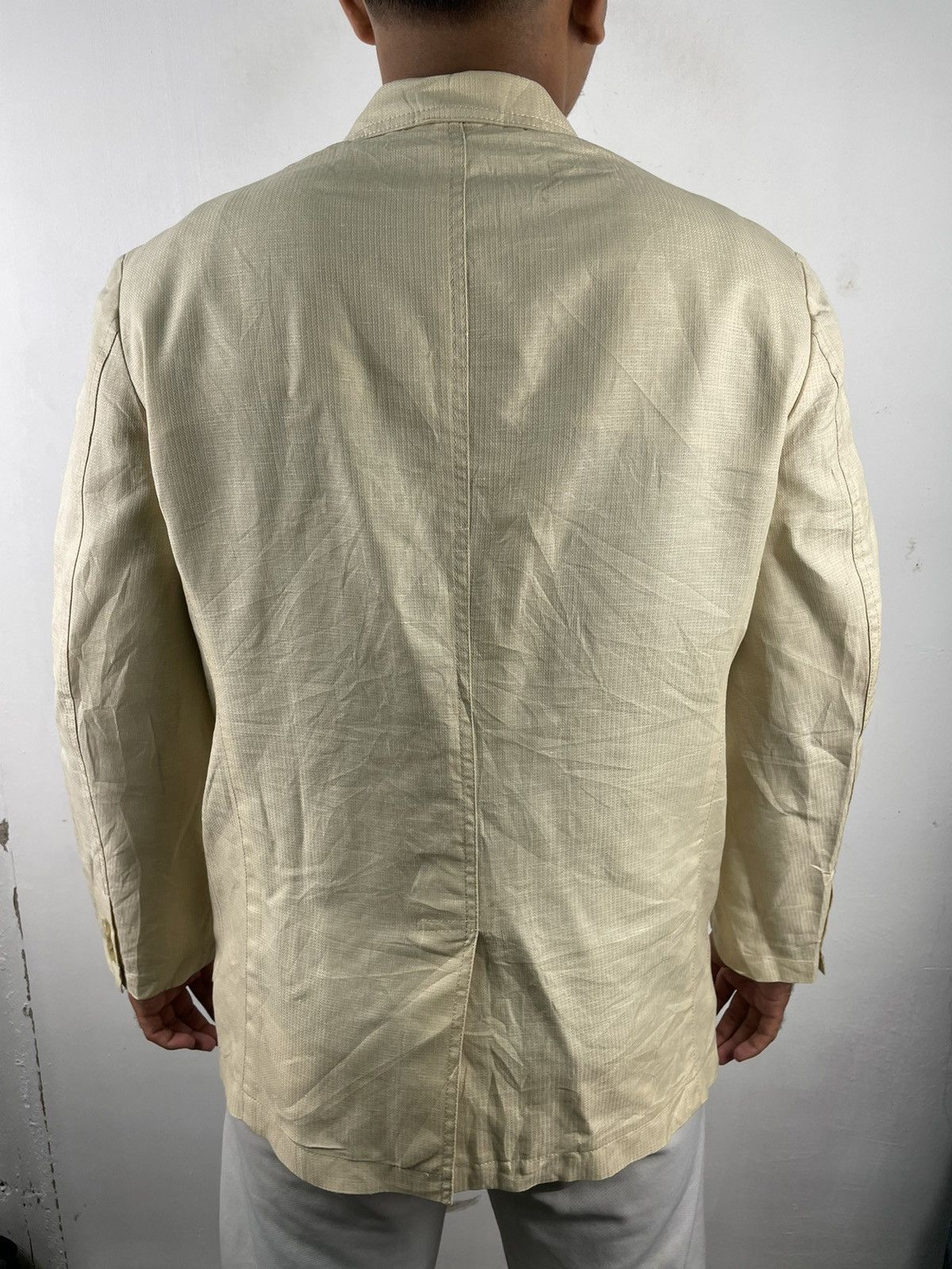 Kansai Yamamoto Vintage Kansai Yamamoto Blazer Double Breasted Size 42R - 2 Thumbnail