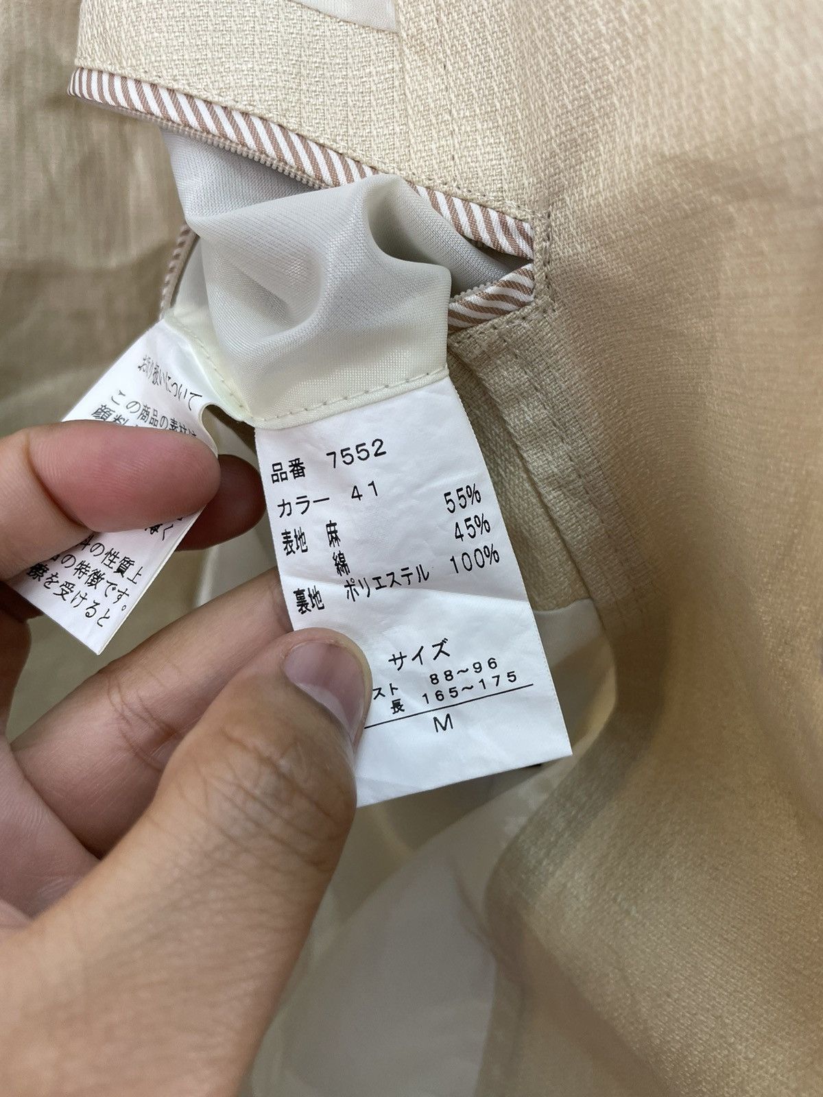 Kansai Yamamoto Vintage Kansai Yamamoto Blazer Double Breasted Size 42R - 8 Thumbnail