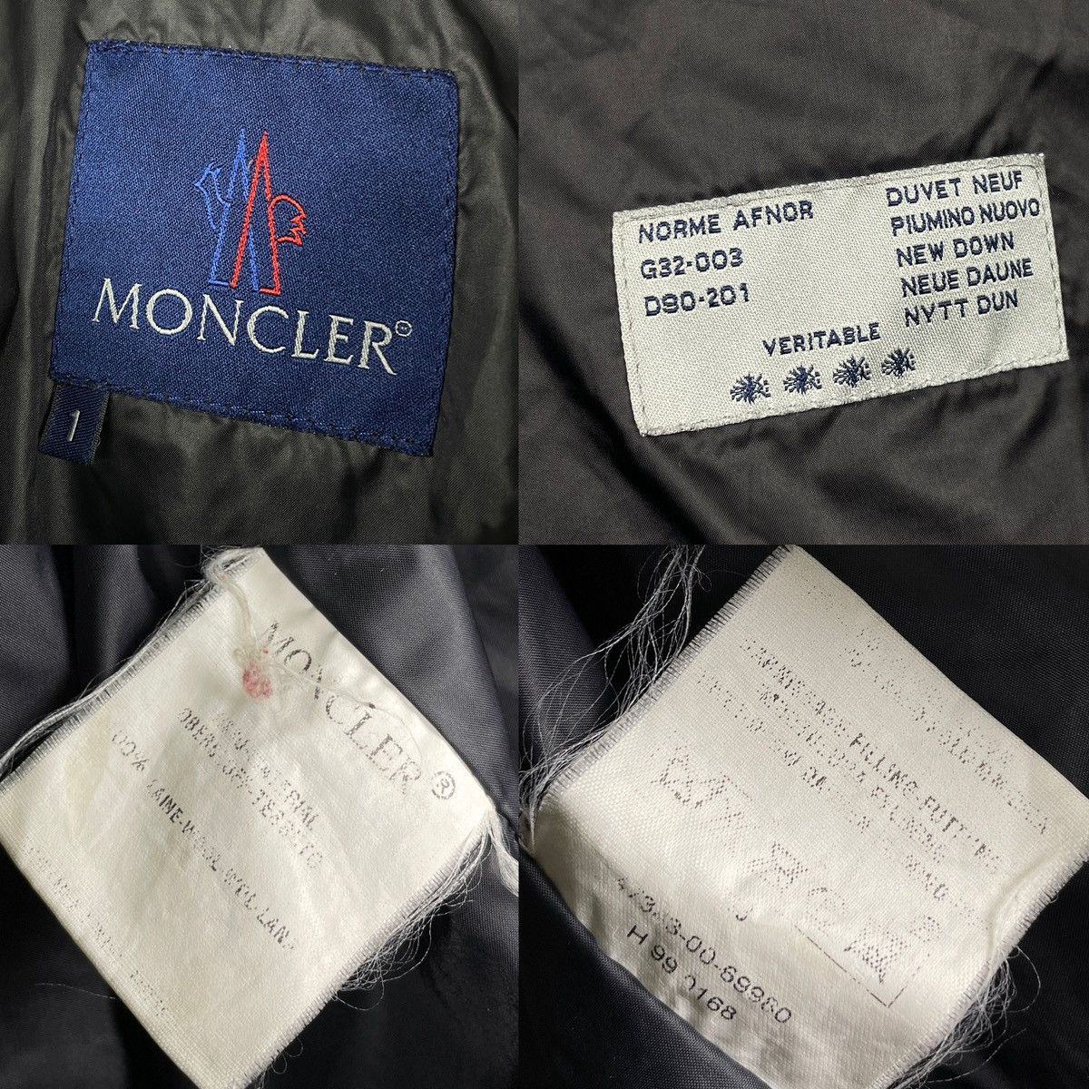 Moncler × Vintage Vintage Moncler Wool Puffer Jacket Size US S / EU 44-46 / 1 - 10 Thumbnail
