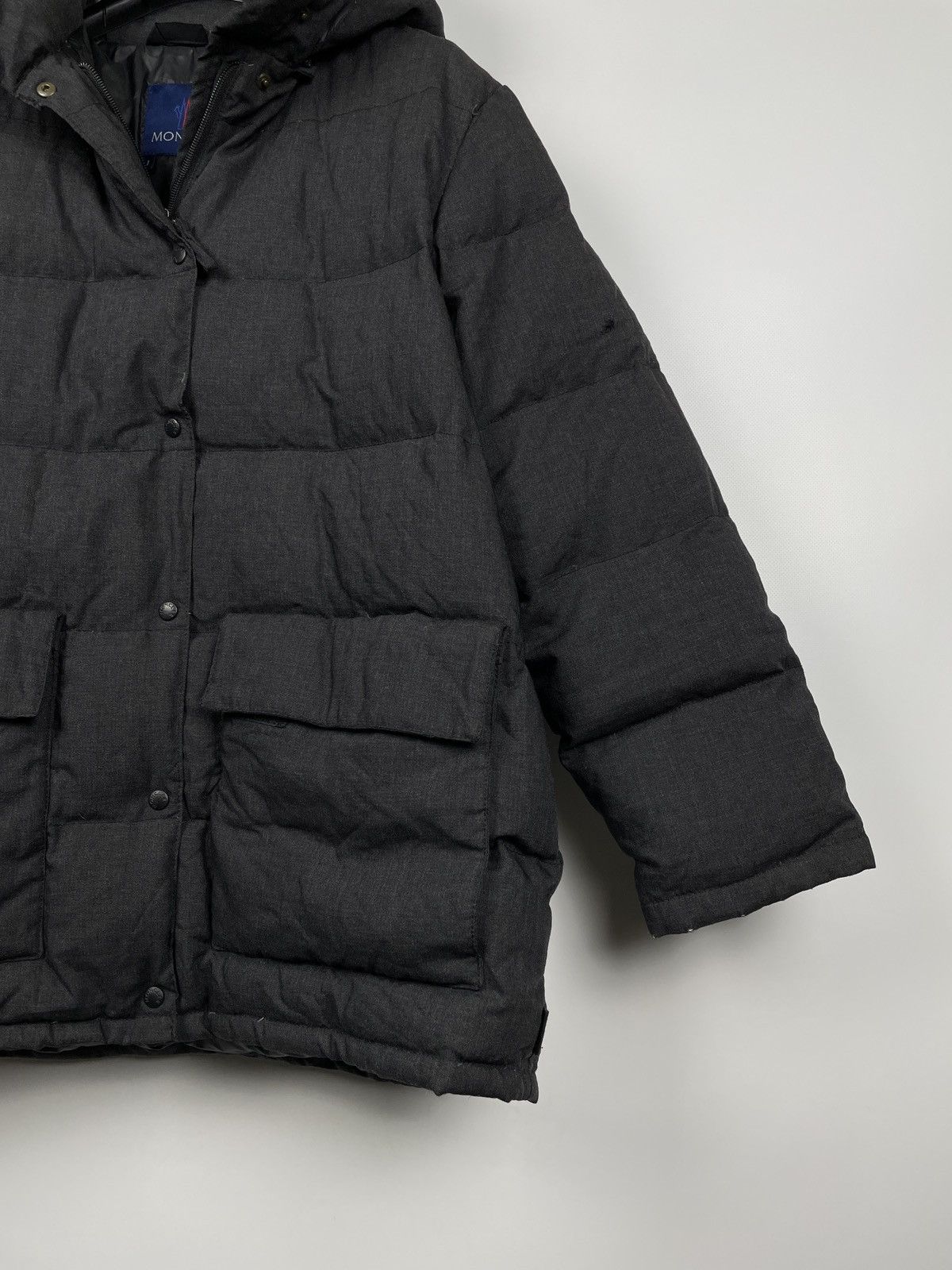 Moncler × Vintage Vintage Moncler Wool Puffer Jacket Size US S / EU 44-46 / 1 - 7 Thumbnail