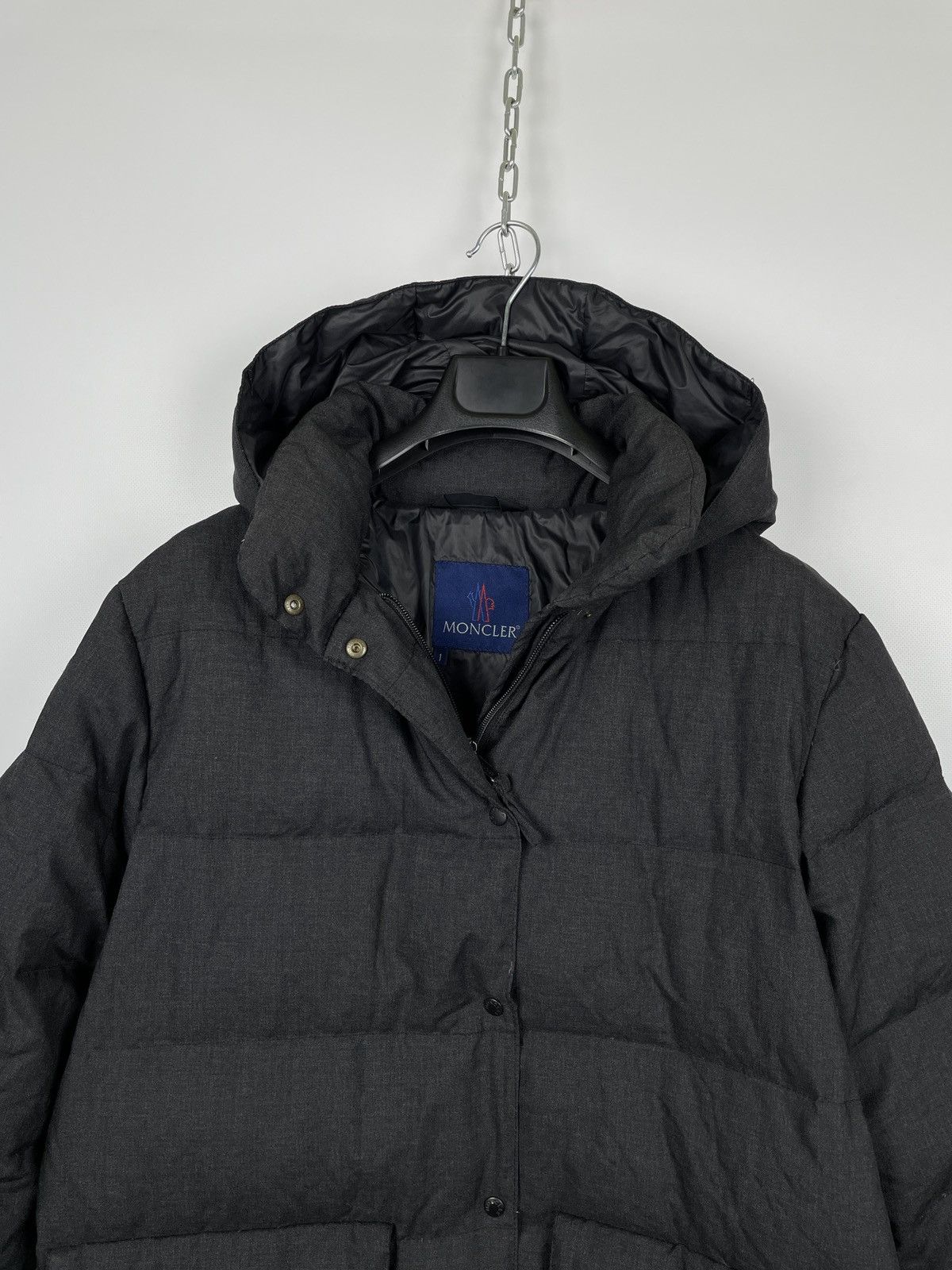 Moncler × Vintage Vintage Moncler Wool Puffer Jacket Size US S / EU 44-46 / 1 - 4 Thumbnail