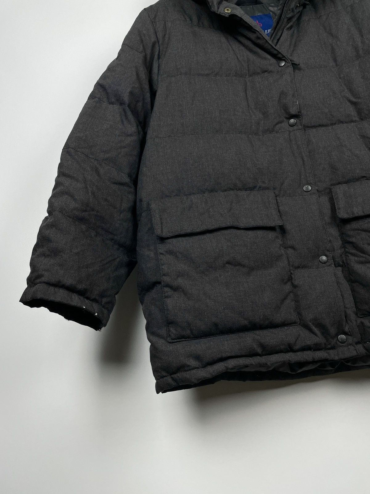 Moncler × Vintage Vintage Moncler Wool Puffer Jacket Size US S / EU 44-46 / 1 - 6 Thumbnail