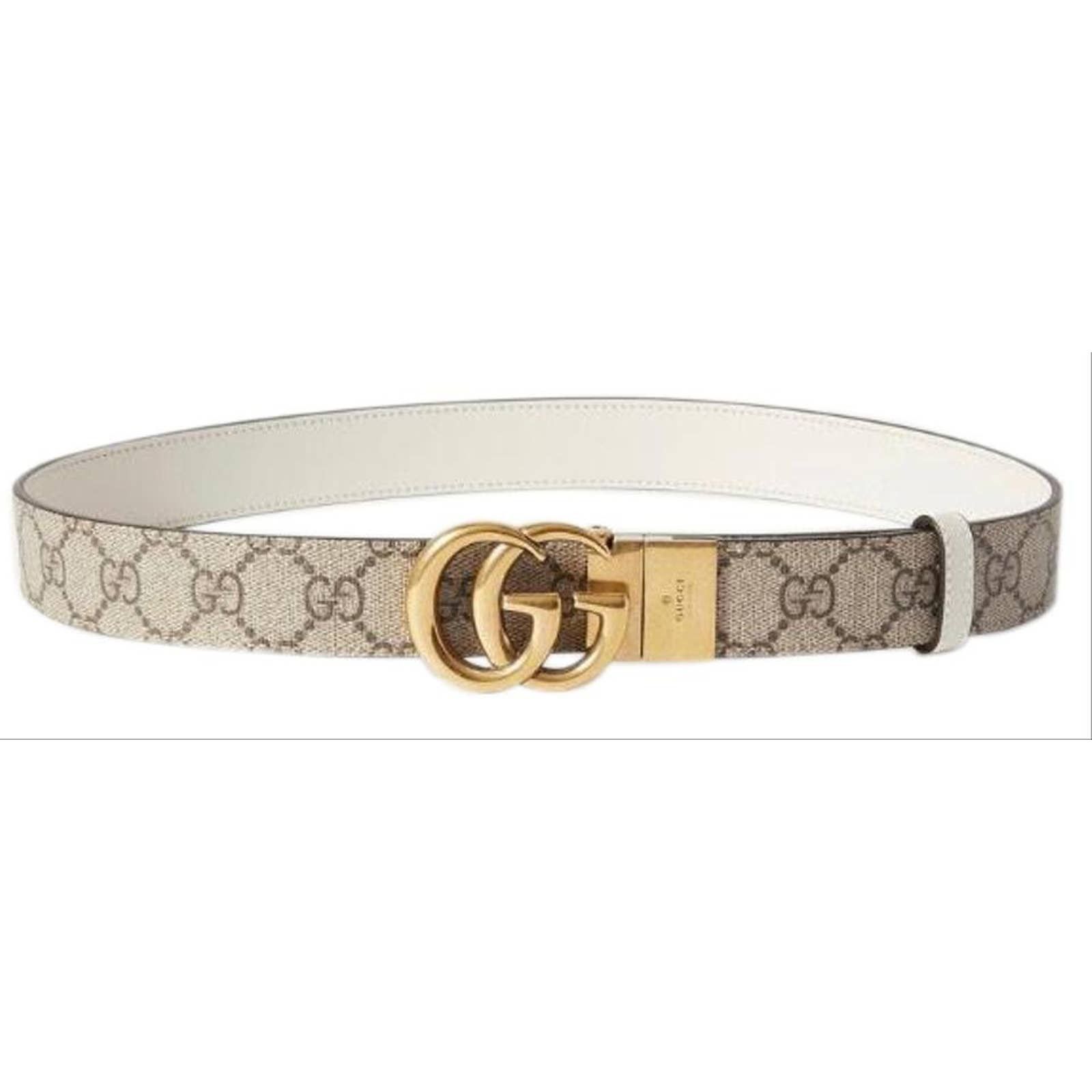 Gucci GG Logo Supreme Belt Size 65