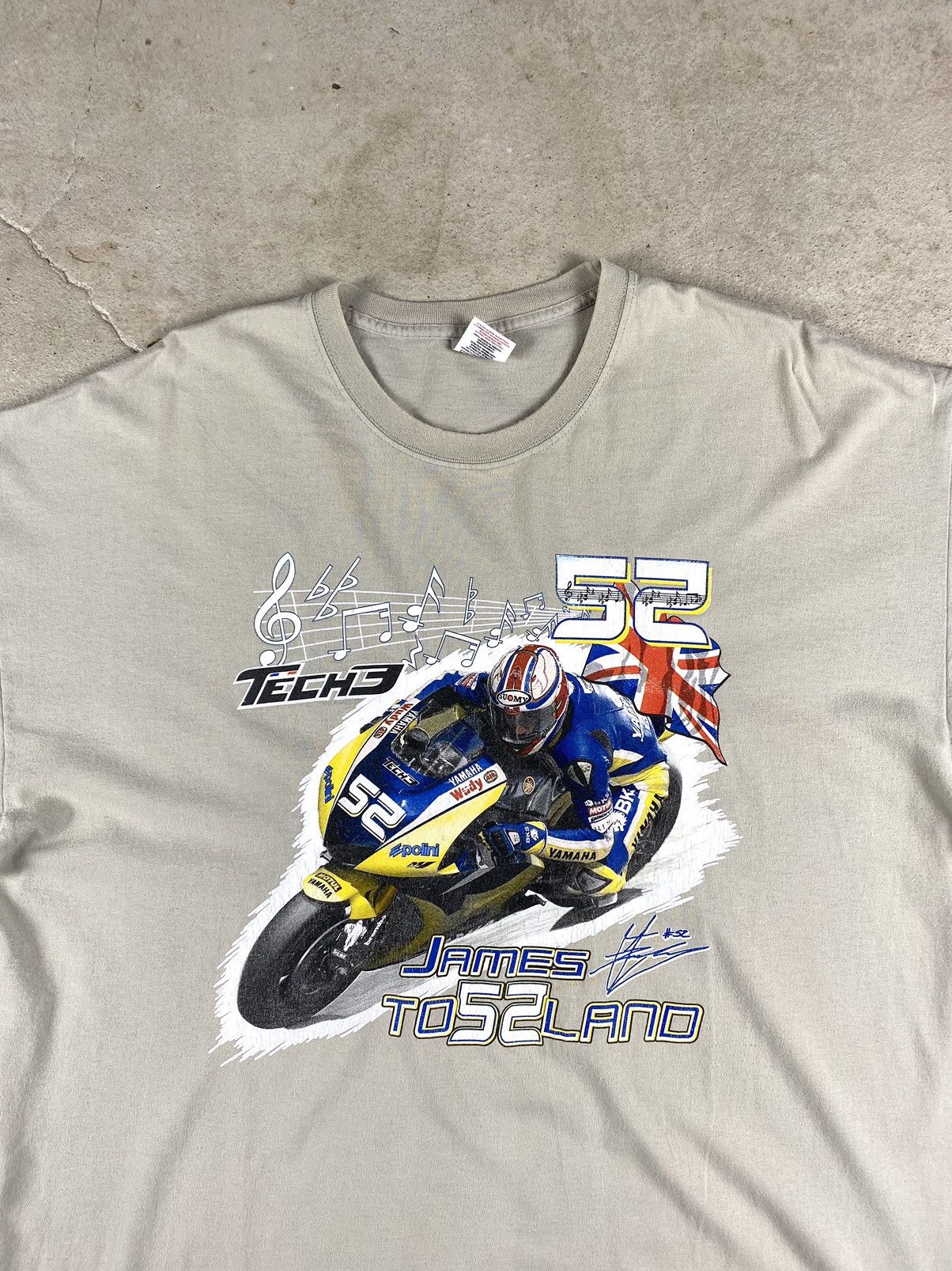 Japanese Brand × Vintage 2000s Vintage Yamaha Racing T Shirt Motorcycle Archive Tee Size US XXL / EU 58 / 5 - 1 Thumbnail