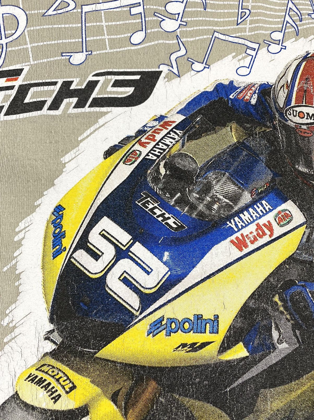 Japanese Brand × Vintage 2000s Vintage Yamaha Racing T Shirt Motorcycle Archive Tee Size US XXL / EU 58 / 5 - 6 Thumbnail