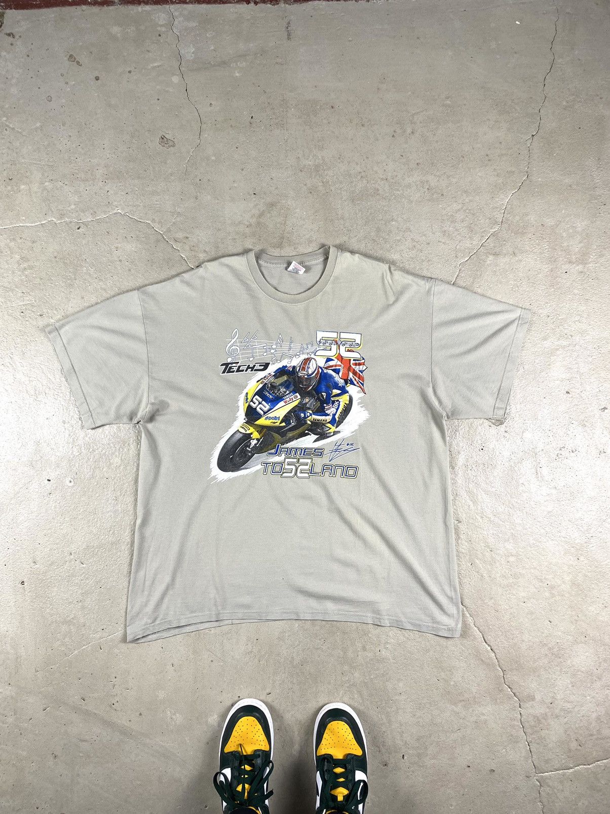 Japanese Brand × Vintage 2000s Vintage Yamaha Racing T Shirt Motorcycle Archive Tee Size US XXL / EU 58 / 5 - 2 Thumbnail
