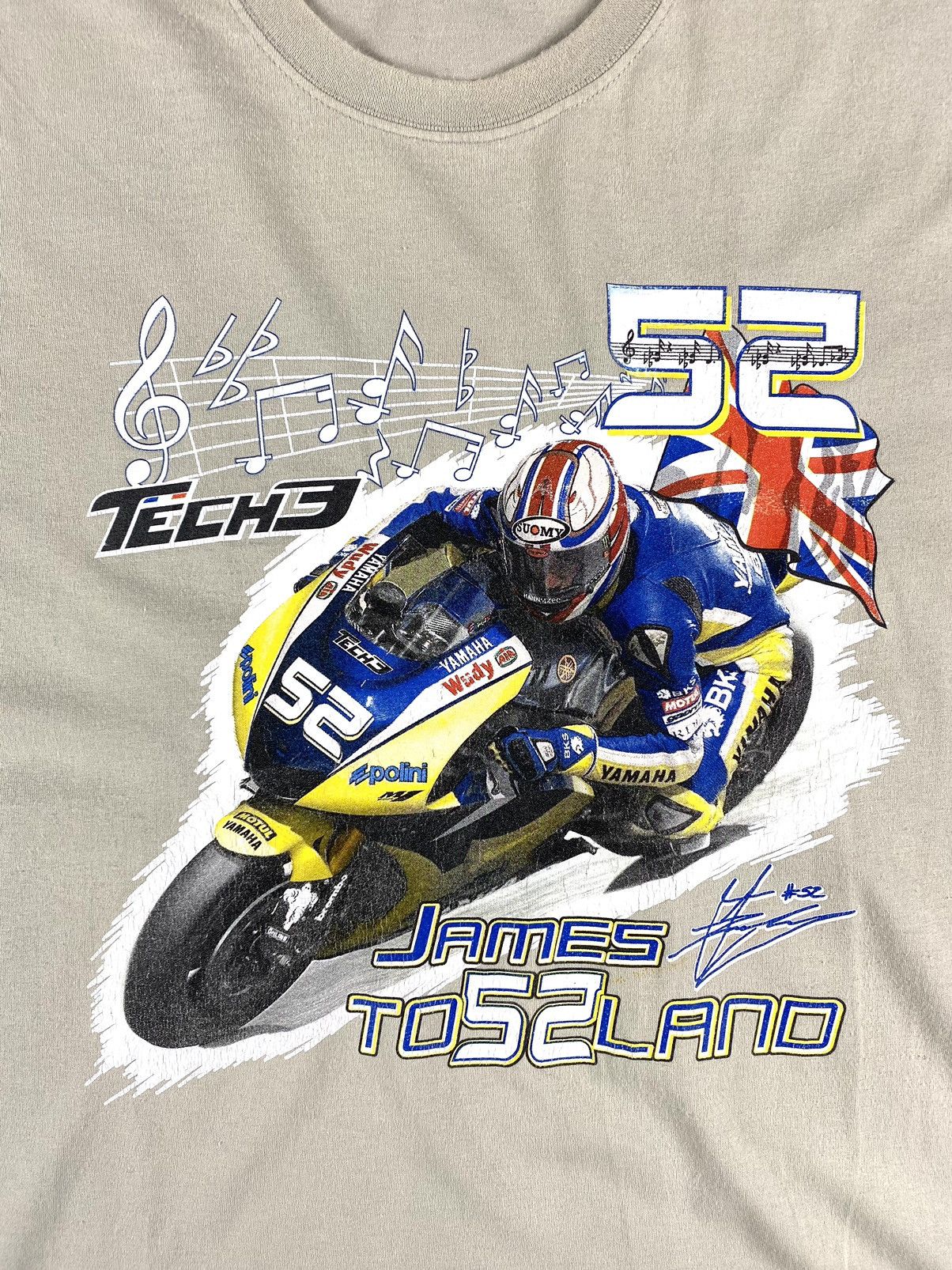 Japanese Brand × Vintage 2000s Vintage Yamaha Racing T Shirt Motorcycle Archive Tee Size US XXL / EU 58 / 5 - 3 Thumbnail
