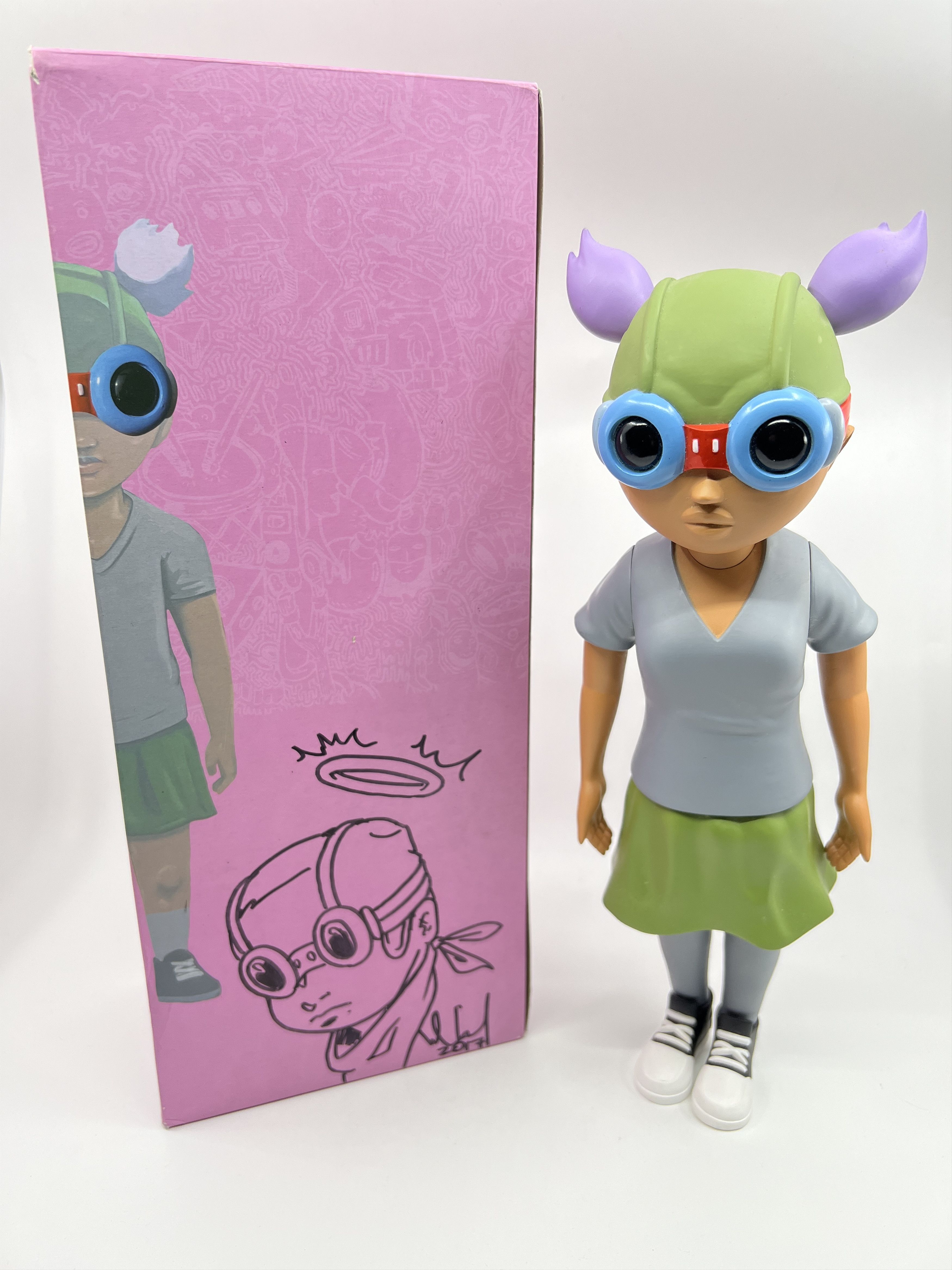 Hebru Brantley Hebru Brantley “Lil Mama” SIGNED Limited Edition [13 INCH] Size ONE SIZE - 1 Thumbnail