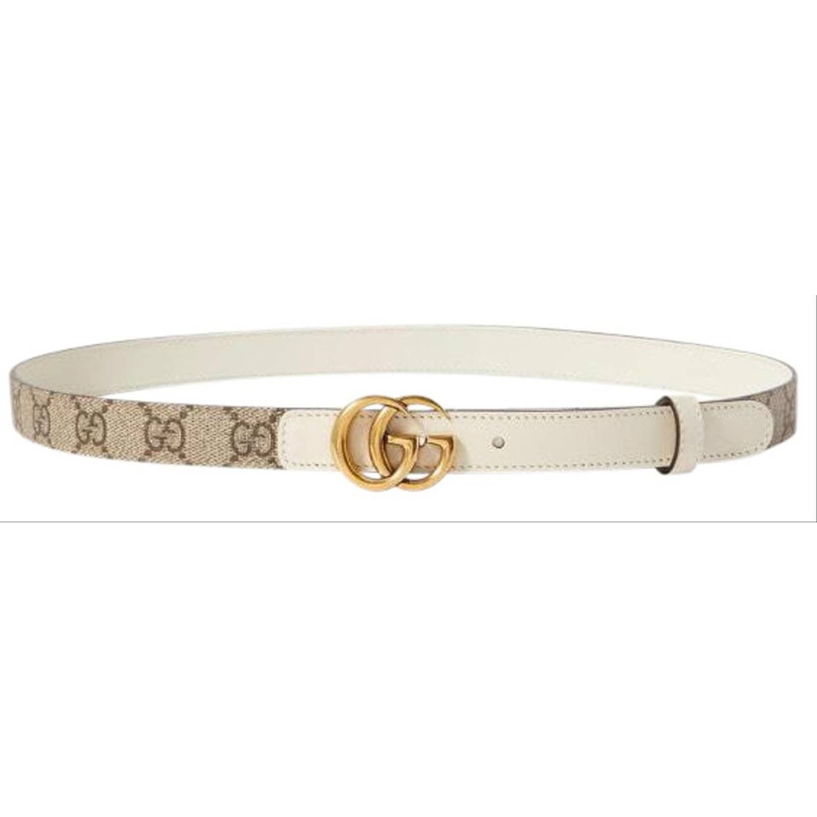 Gucci GG Logo Supreme Belt Size 80