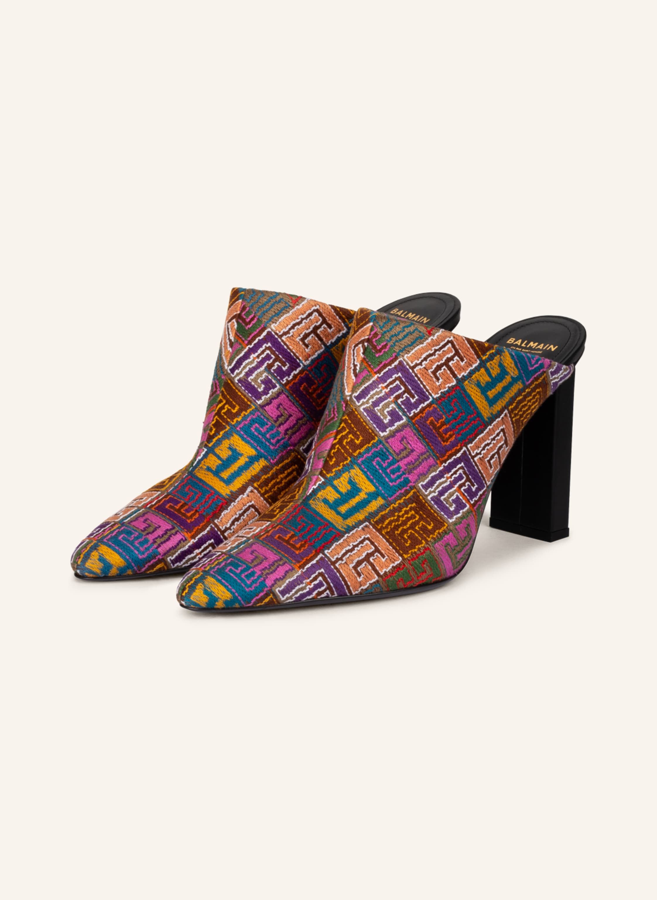 o1w1odb1y Mule Ulla Tapestry Monogram in Multicolor