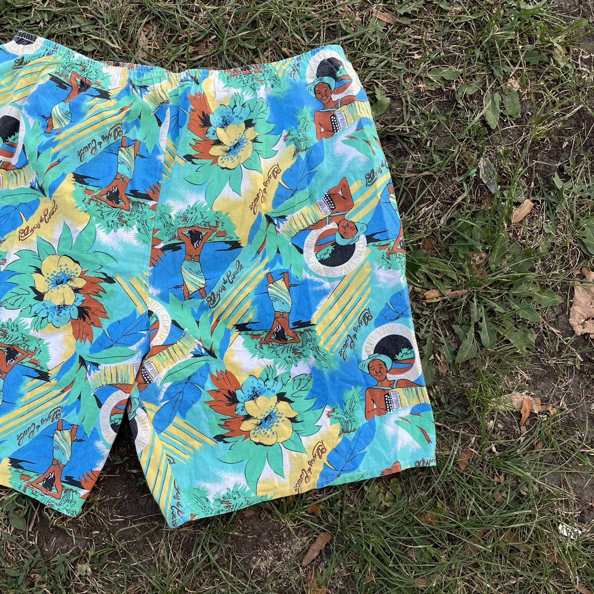 Vintage Vintage 90s All Over Print Baggy Shorts Rave Streetwear 32 Size US 32 / EU 48 - 2 Thumbnail
