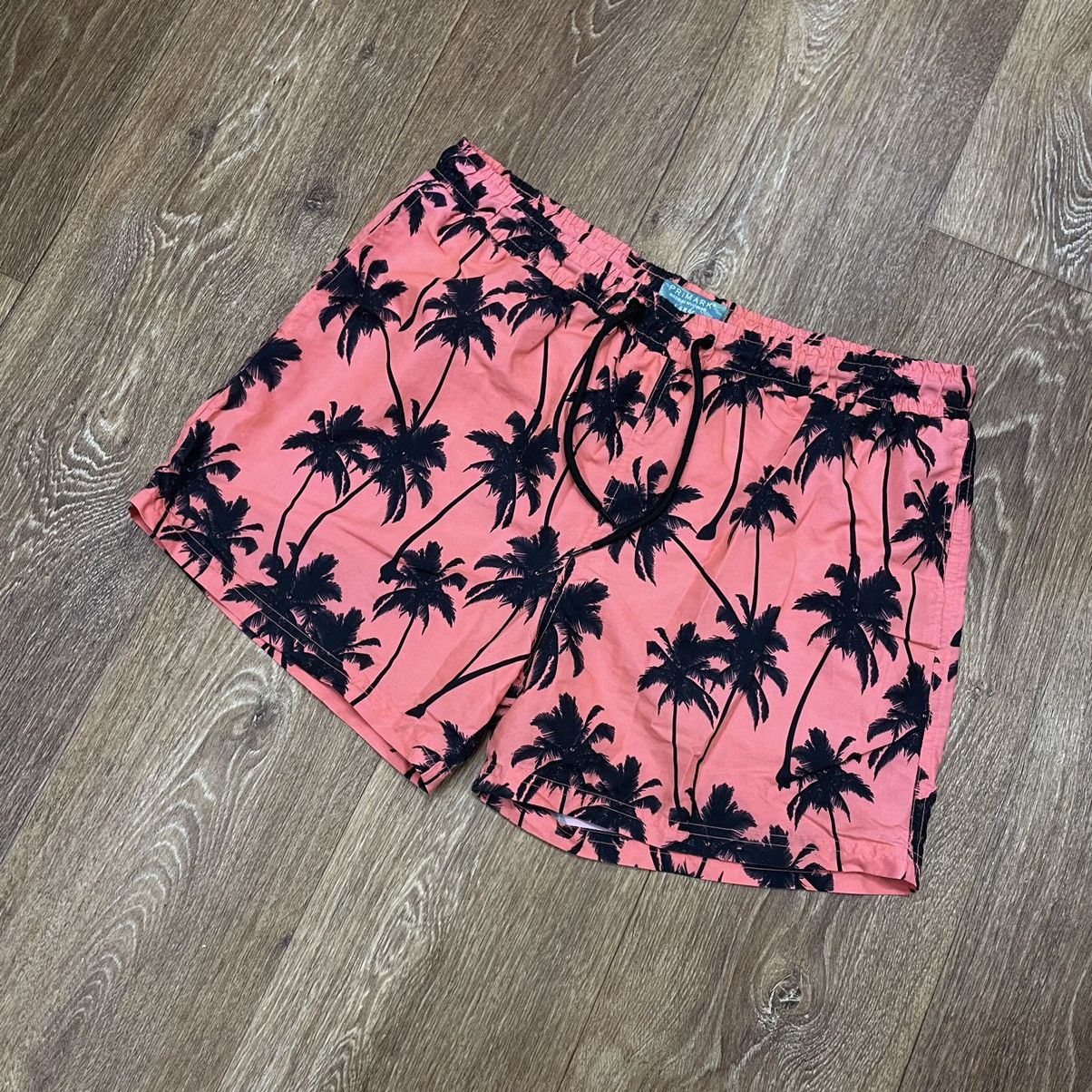 Beauty Beast Vintage 90s Art Hawaii Shorts Swim Wear Y2K Streetwear Size US 34 / EU 50 - 2 Thumbnail