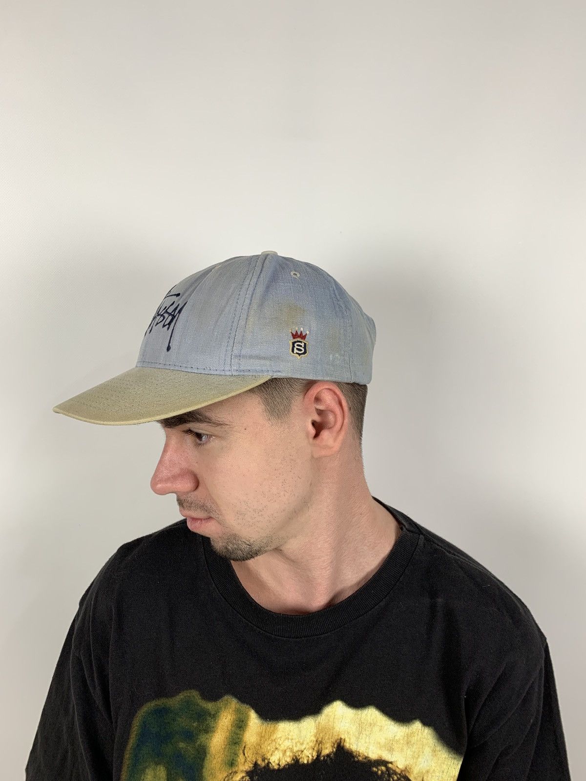 Stussy Vintage Stussy Very Rare Brown Made In USA Cap Hat Size ONE SIZE - 3 Thumbnail