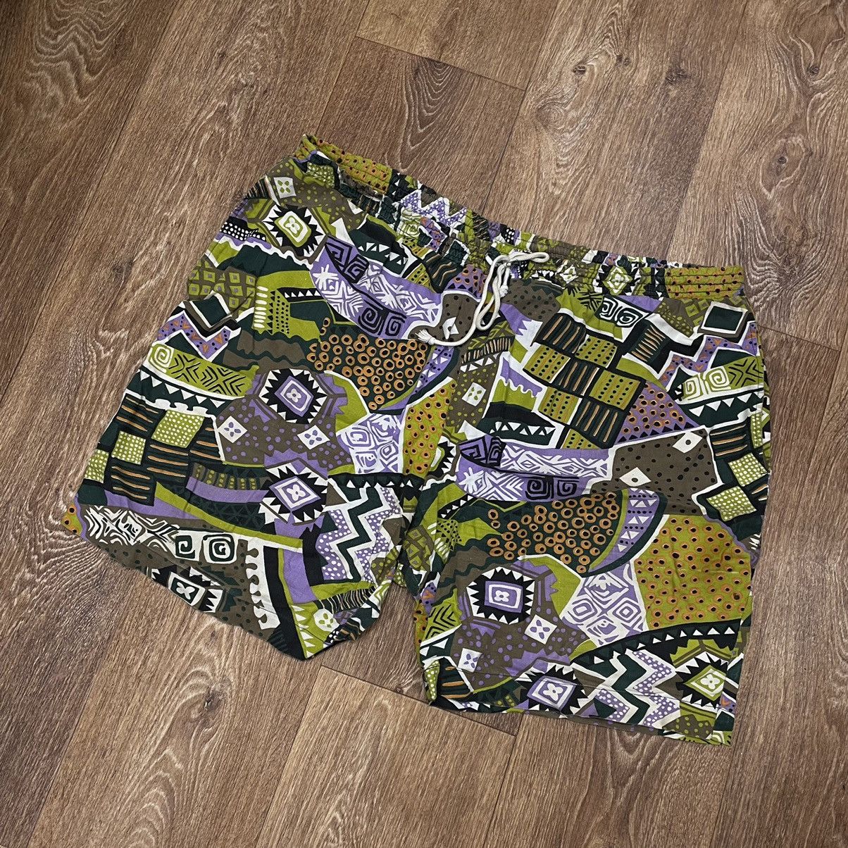 Vintage Vintage 90s Baggy All Over Print Shorts Streetwear Rave 36 Size US 36 / EU 52 - 5 Thumbnail