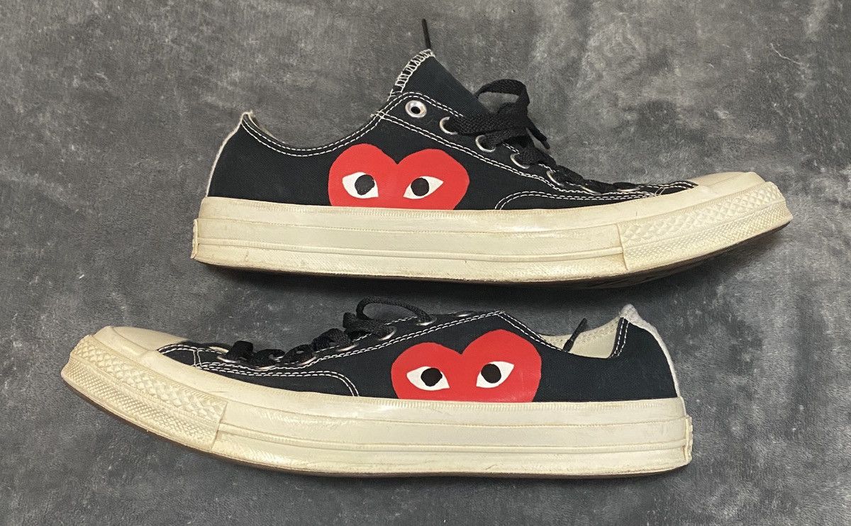 CDG Comme des Garçons Converse Low Top Black