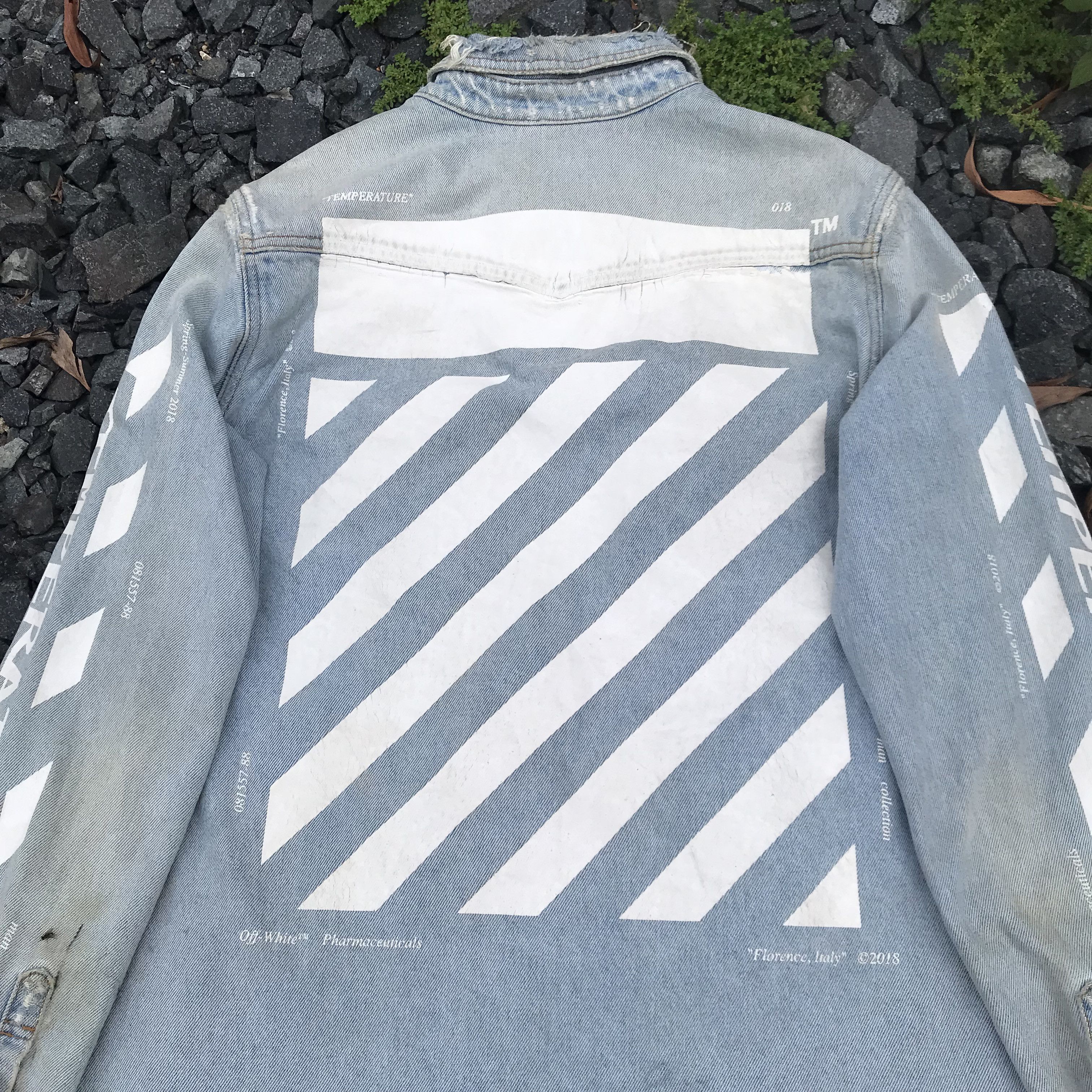 Off-White Trashed Offwhite Virgil Abloh Temperature Grunge distressed Size US S / EU 44-46 / 1 - 17 Thumbnail