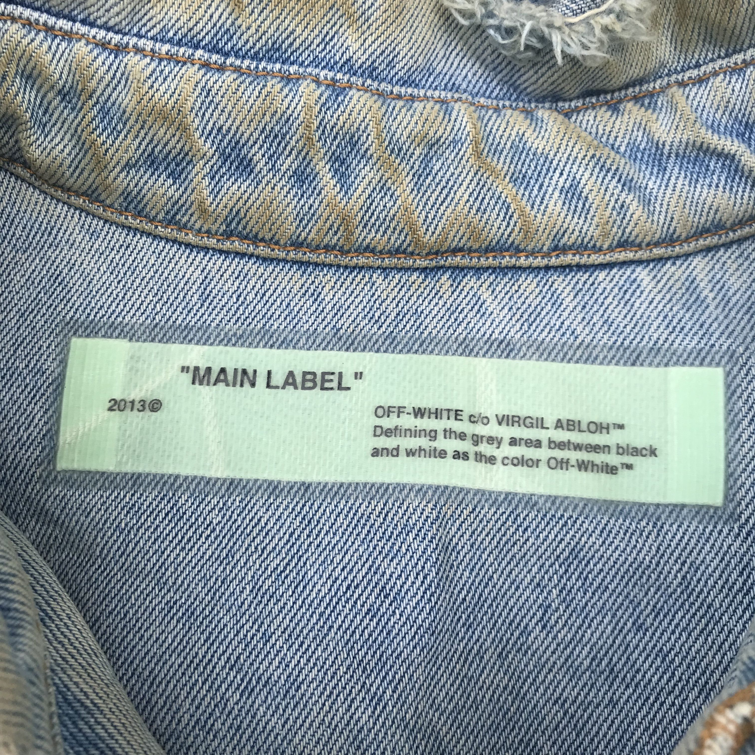 Off-White Trashed Offwhite Virgil Abloh Temperature Grunge distressed Size US S / EU 44-46 / 1 - 15 Thumbnail