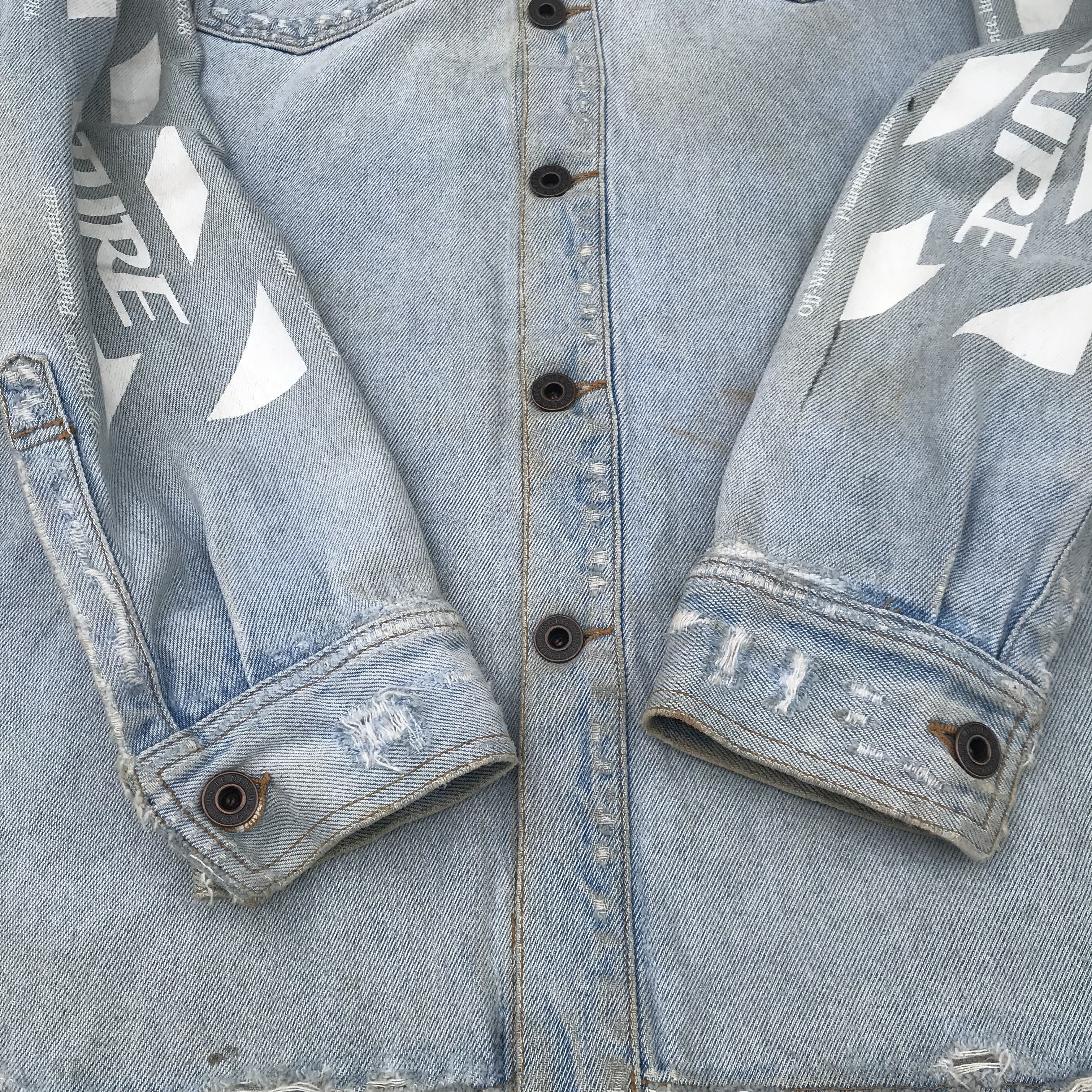 Off-White Trashed Offwhite Virgil Abloh Temperature Grunge distressed Size US S / EU 44-46 / 1 - 6 Thumbnail