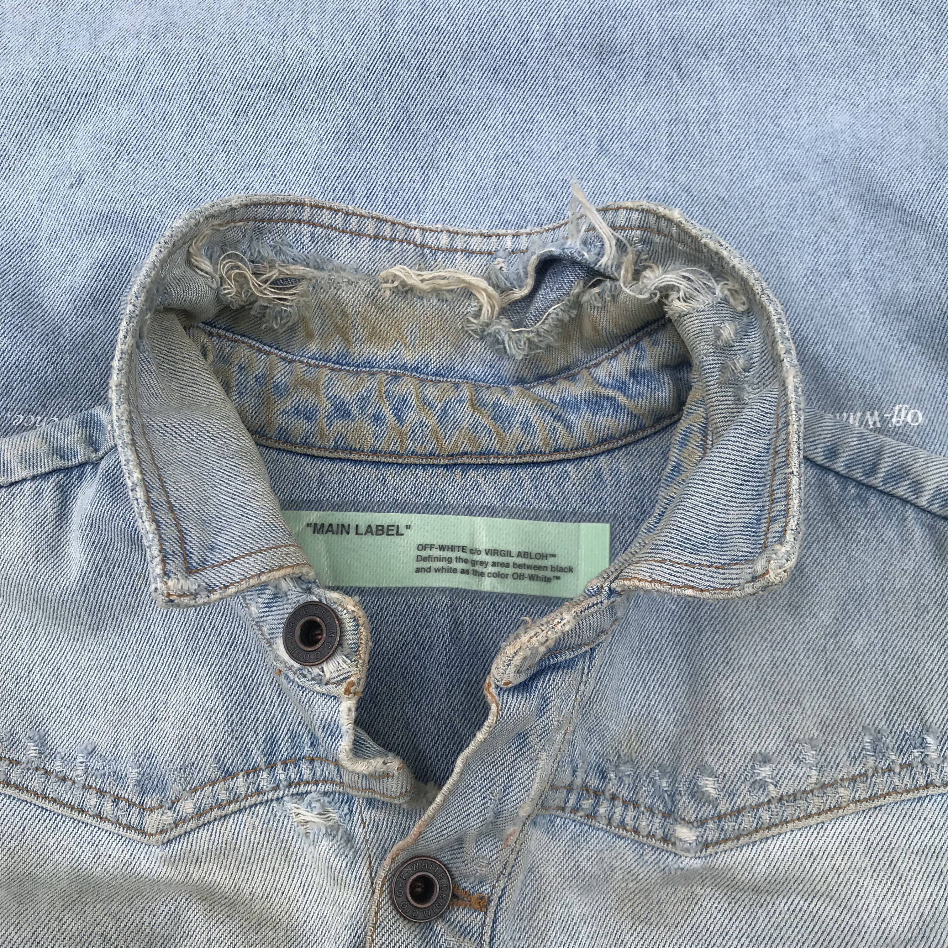 Off-White Trashed Offwhite Virgil Abloh Temperature Grunge distressed Size US S / EU 44-46 / 1 - 19 Thumbnail