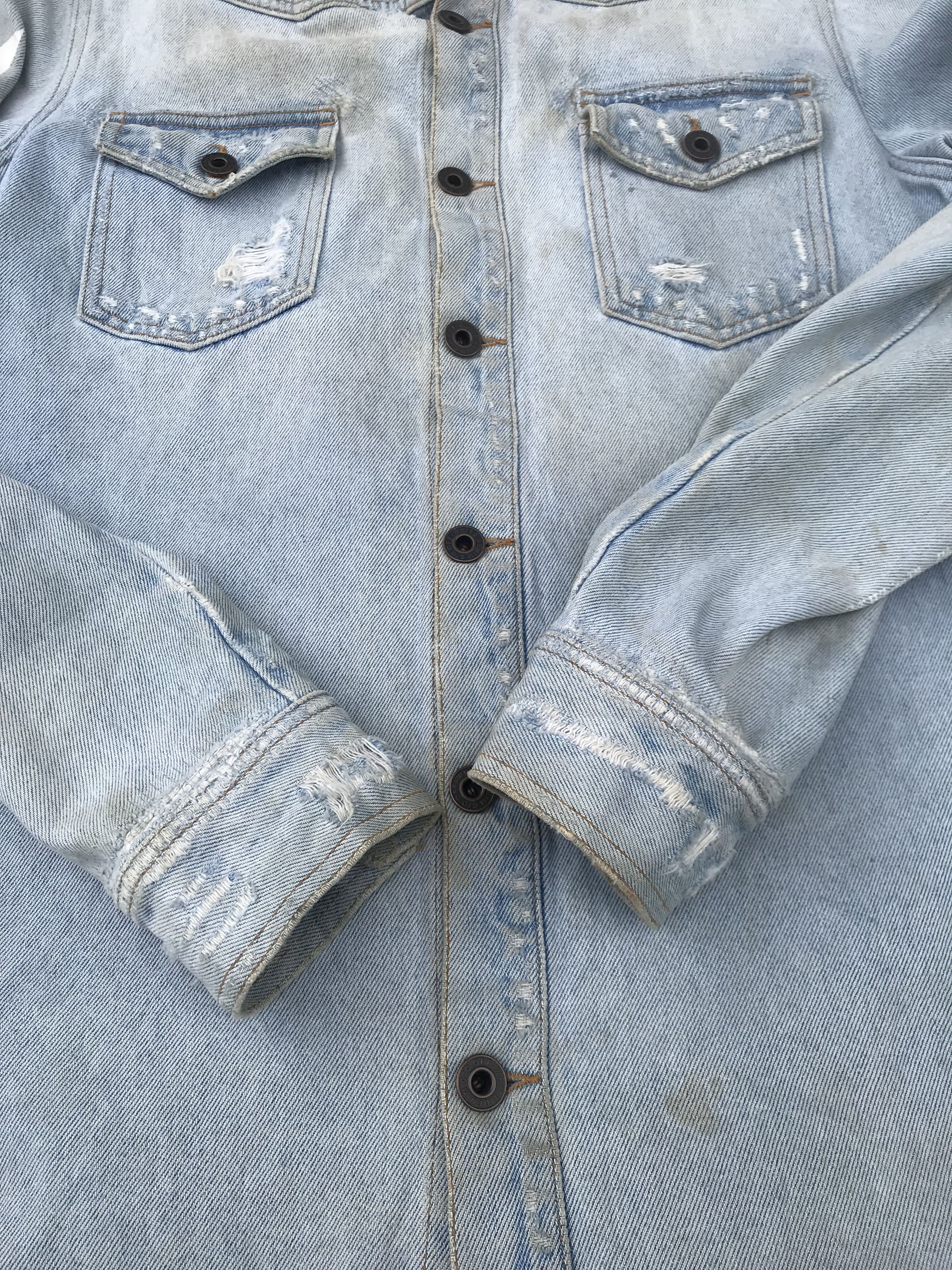 Off-White Trashed Offwhite Virgil Abloh Temperature Grunge distressed Size US S / EU 44-46 / 1 - 20 Thumbnail