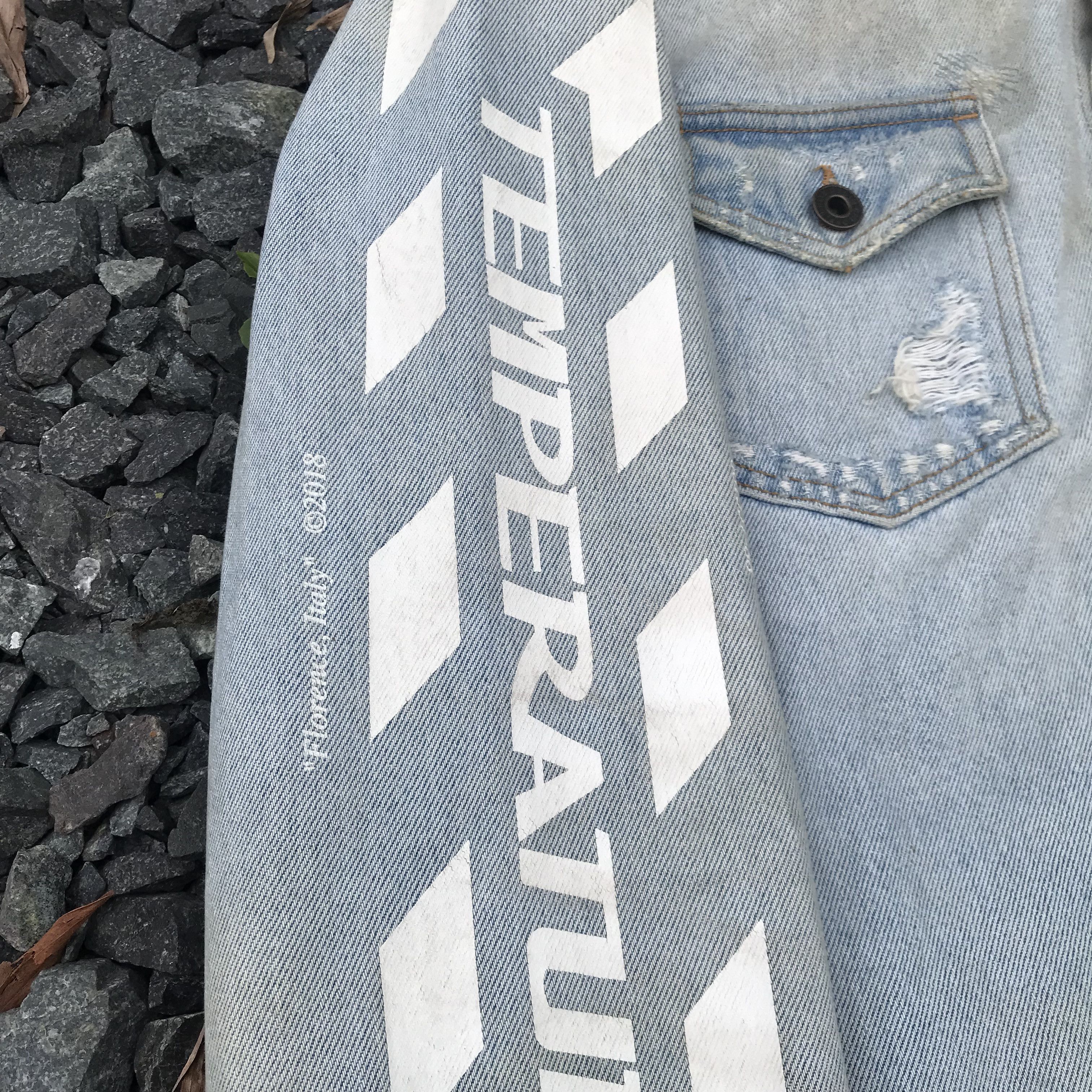 Off-White Trashed Offwhite Virgil Abloh Temperature Grunge distressed Size US S / EU 44-46 / 1 - 9 Thumbnail