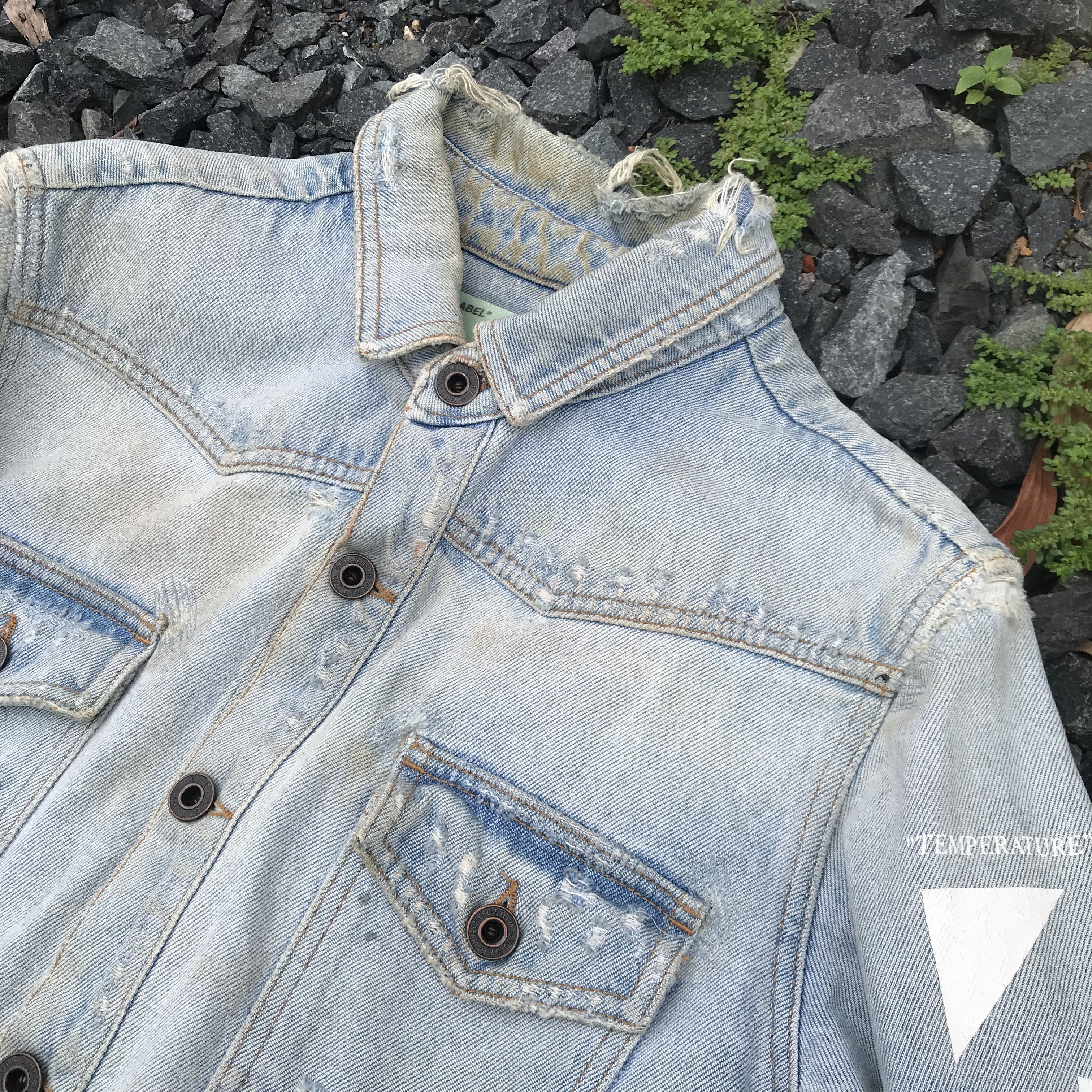 Off-White Trashed Offwhite Virgil Abloh Temperature Grunge distressed Size US S / EU 44-46 / 1 - 13 Thumbnail