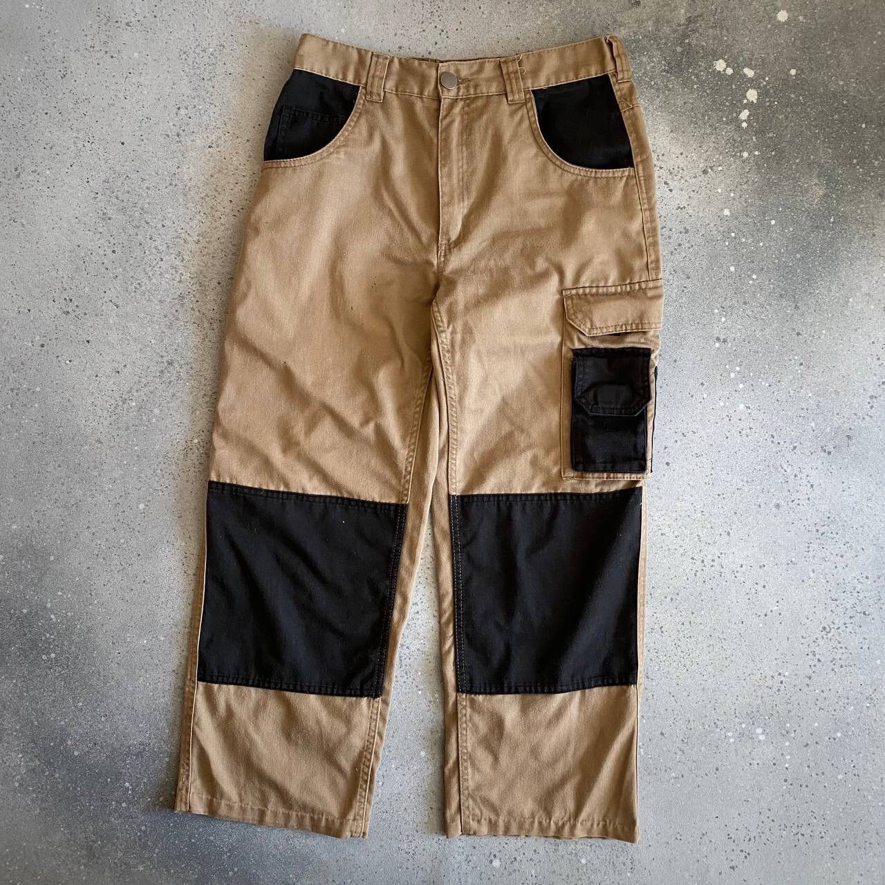 Vintage Multipocket Double Knee Cargo Work Pants