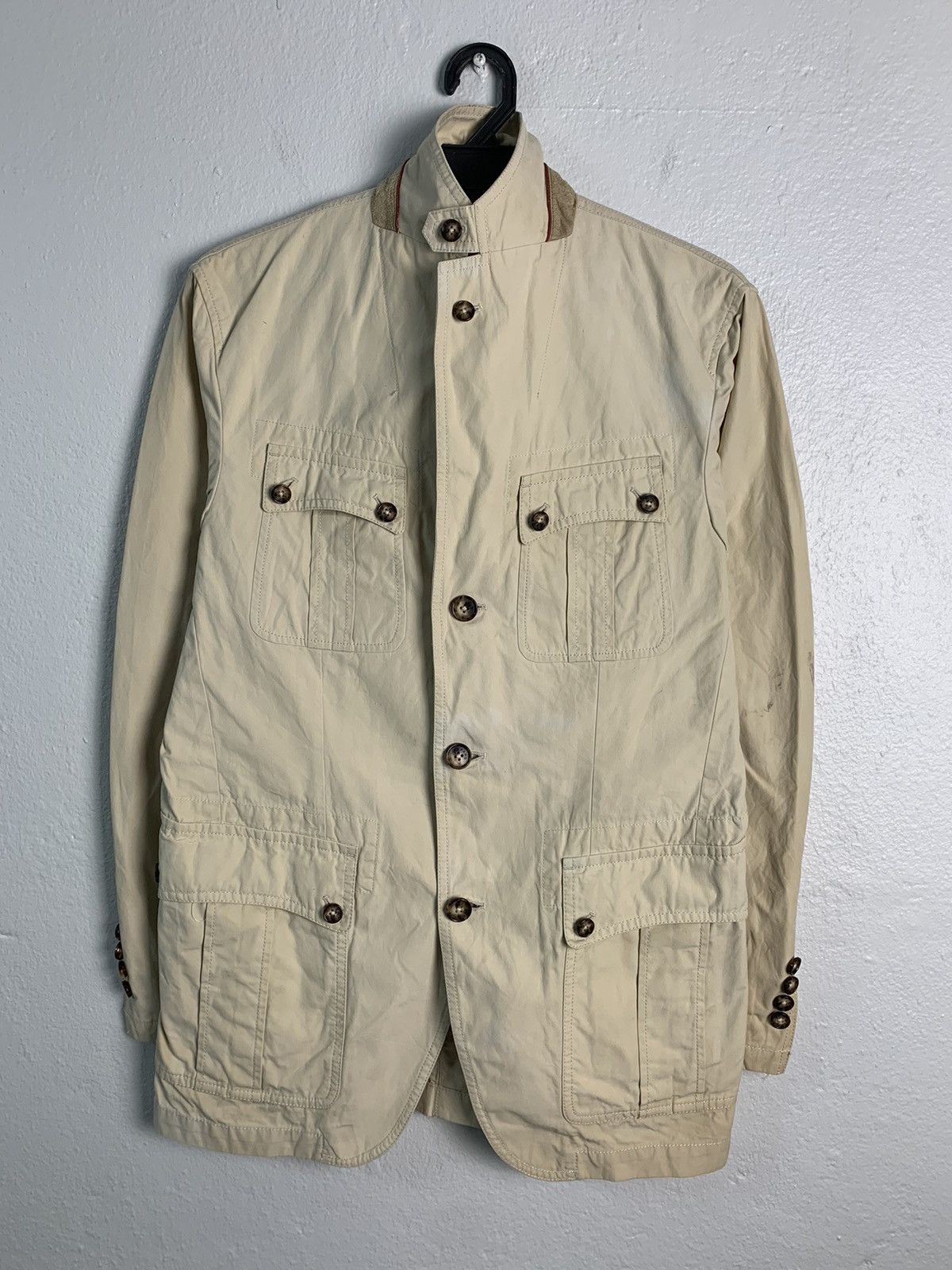 image of Ilfaro By Luciano Barbera Jacket in Cream, Men's (Size Medium)