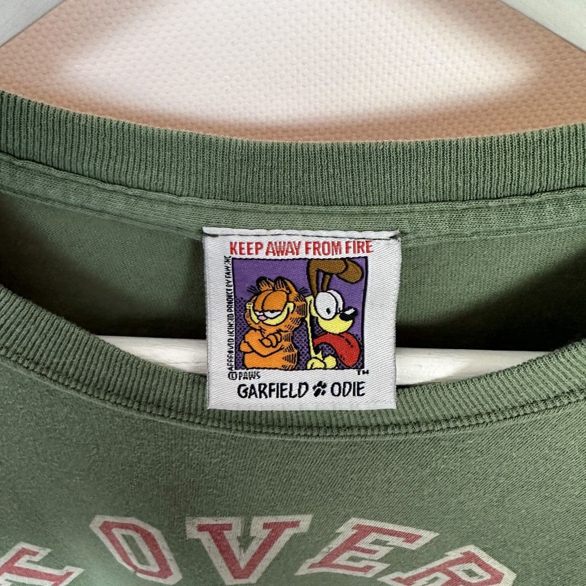 Cartoon Network Vintage 90s Garfield & Odie Paws Get Over It cartoon tee Size US L / EU 52-54 / 3 - 3 Thumbnail