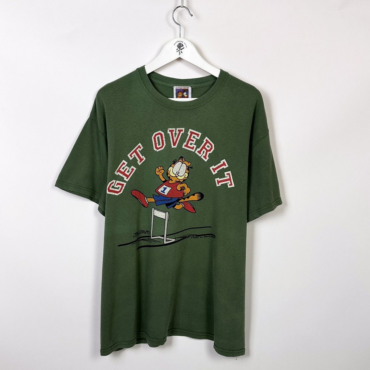 Cartoon Network Vintage 90s Garfield & Odie Paws Get Over It cartoon tee Size US L / EU 52-54 / 3 - 1 Thumbnail