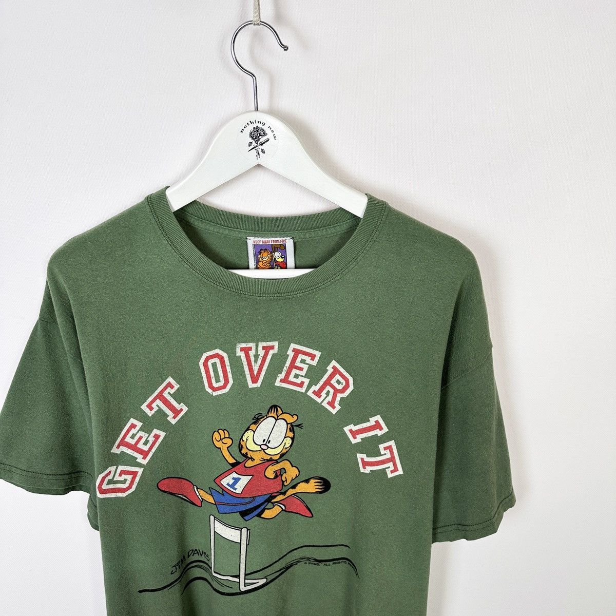 Cartoon Network Vintage 90s Garfield & Odie Paws Get Over It cartoon tee Size US L / EU 52-54 / 3 - 2 Thumbnail