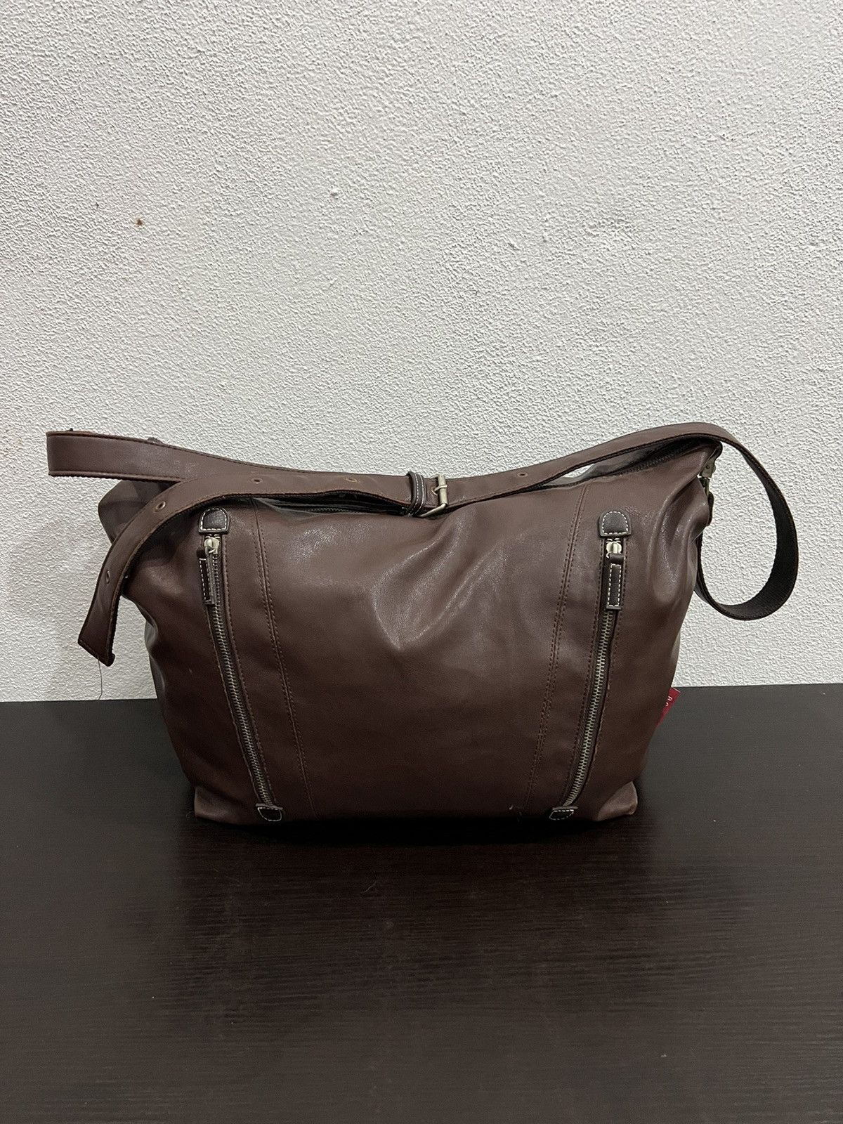 Leather Japanese Brand Leather Sling Bag Size ONE SIZE - 2 Thumbnail