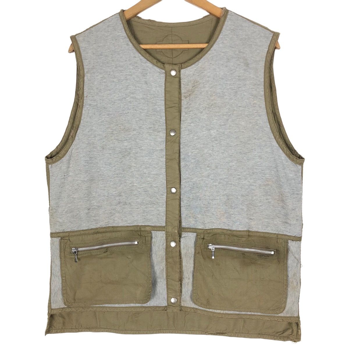 Issey Miyake Vintage 90s Issey Sport Reversible Cargo Vest Issey Miyake Size US M / EU 48-50 / 2 - 2 Thumbnail