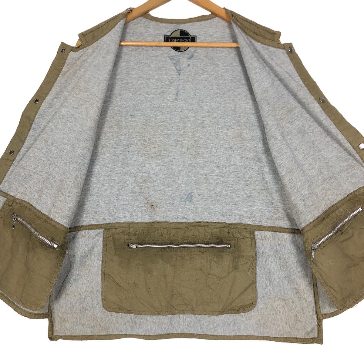 Issey Miyake Vintage 90s Issey Sport Reversible Cargo Vest Issey Miyake Size US M / EU 48-50 / 2 - 13 Thumbnail