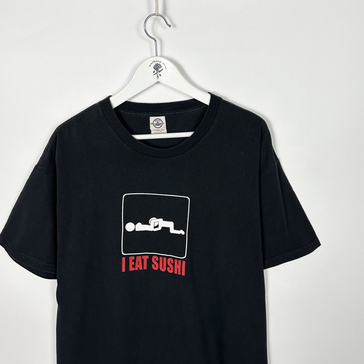 Vintage Vintage Y2K I Eat Sushi Humor Pornstar Sex tee Oversize Size US XL / EU 56 / 4 - 2 Thumbnail