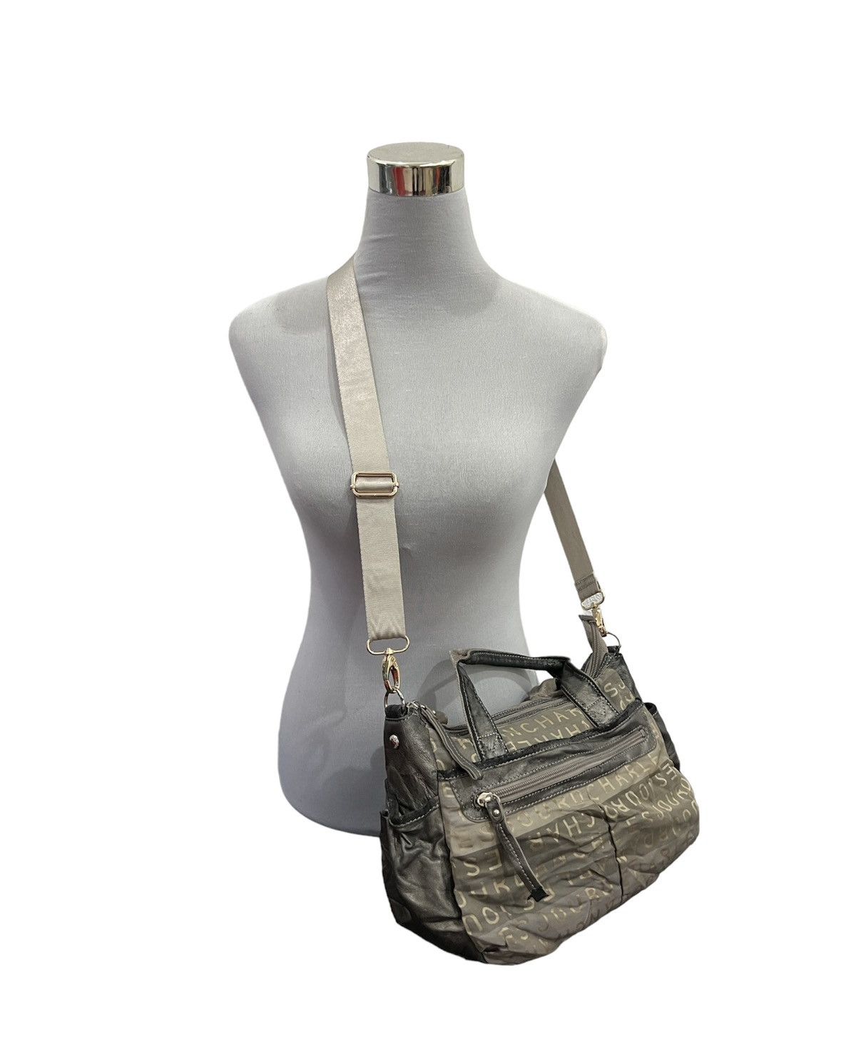 Charles Jourdan Overprint Sling Bag