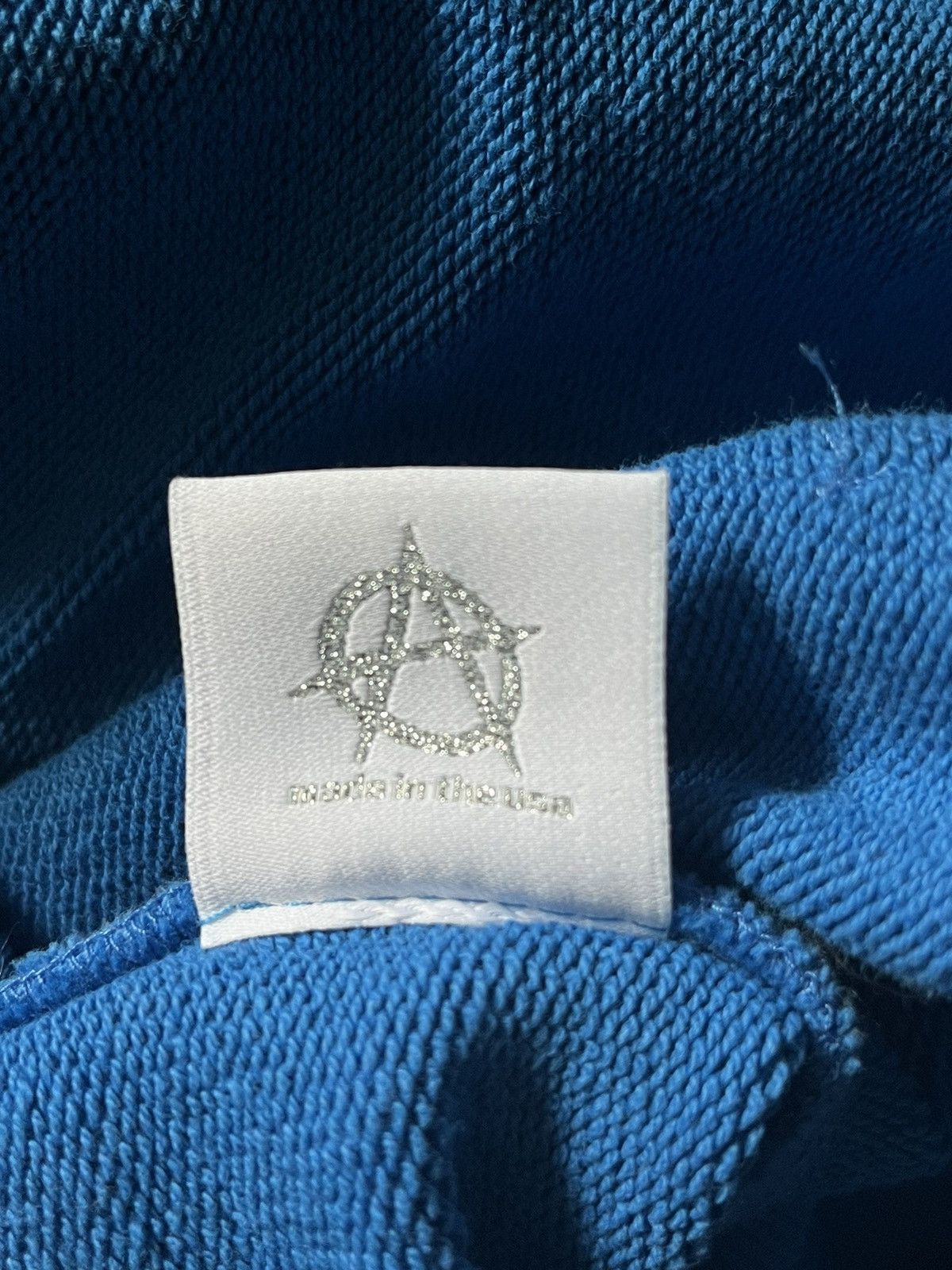 Revenge CERULEAN BLUE EMBROIDERED LOGO FULL ZIP hoodie Size US XXL / EU 58 / 5 - 7 Thumbnail