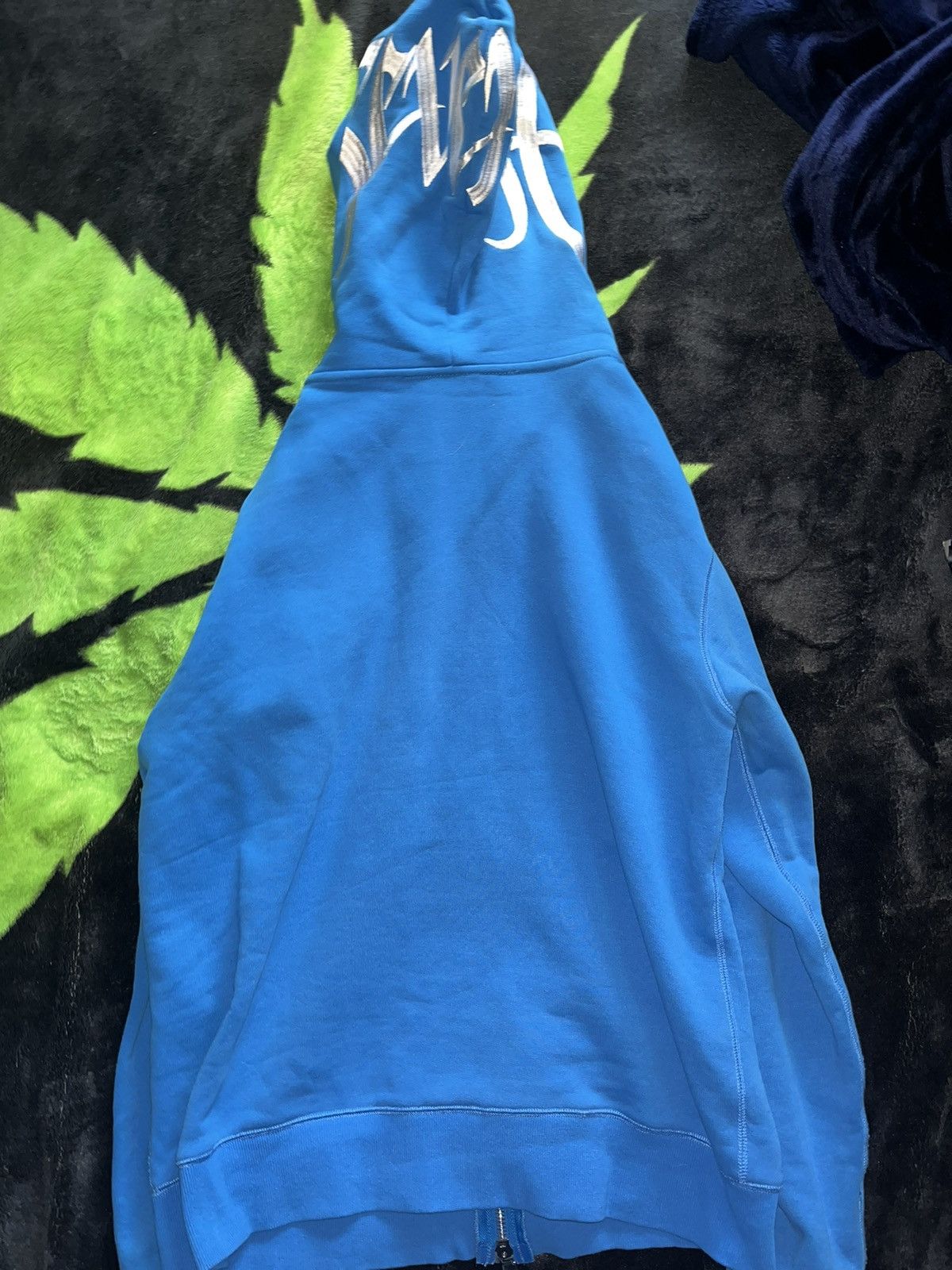 Revenge CERULEAN BLUE EMBROIDERED LOGO FULL ZIP hoodie Size US XXL / EU 58 / 5 - 2 Thumbnail