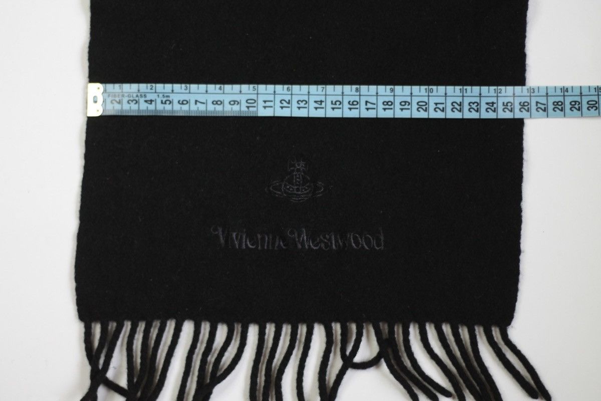 Japanese Brand × Vintage × Vivienne Westwood Vintage Vivienne Westwood wool logo scarf muffler neckwear Size ONE SIZE - 4 Thumbnail