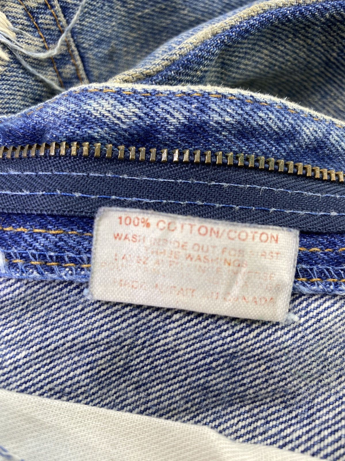 Levi's VINTAGE 90s LEVI'S 619 BLUE WASH JEANS - J646 Size US 34 / EU 50 - 4 Thumbnail